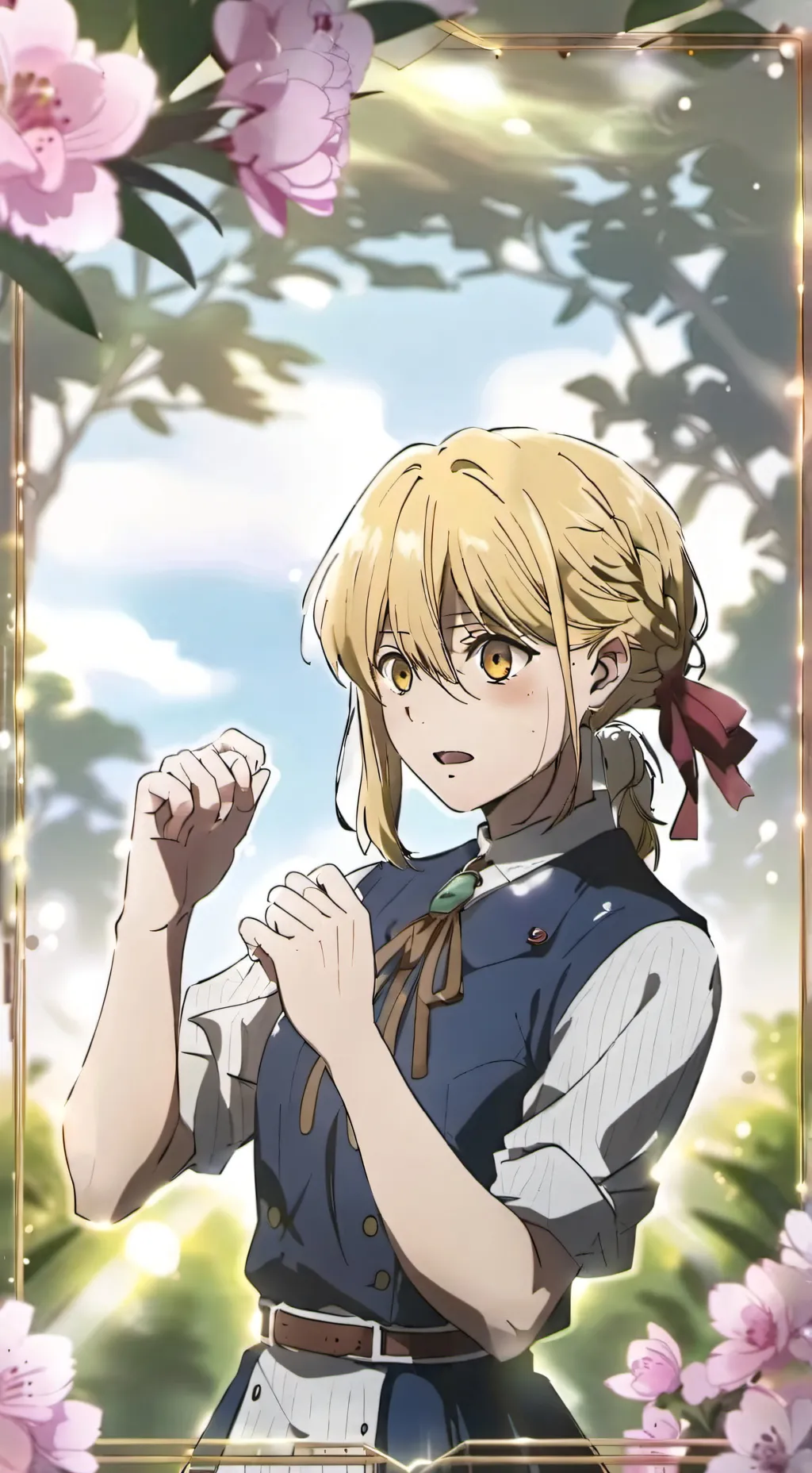 ai character: lemon background