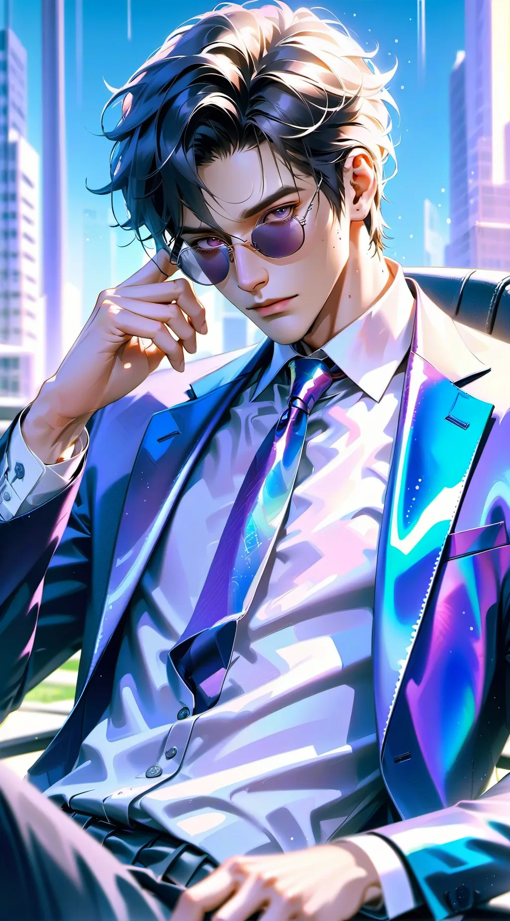 ai character: Shade background