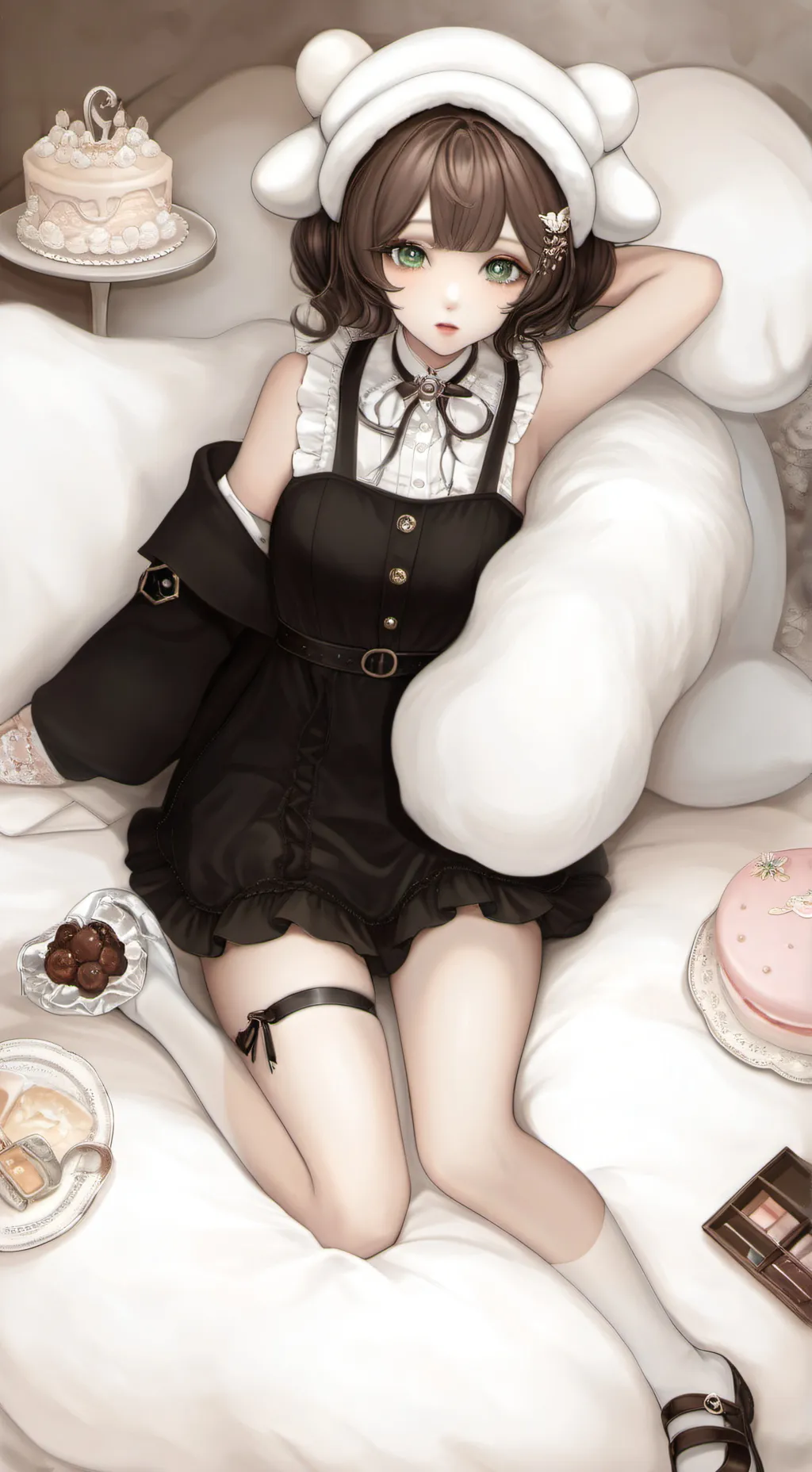 ai character: 海瑩 background