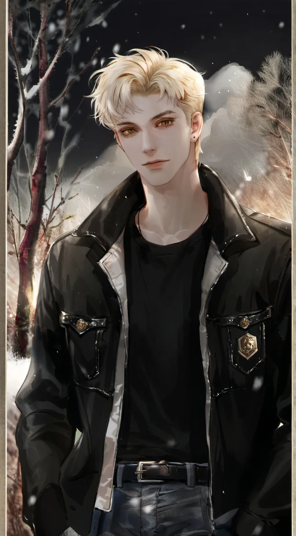 ai character: Nick Carvelli☃️ background