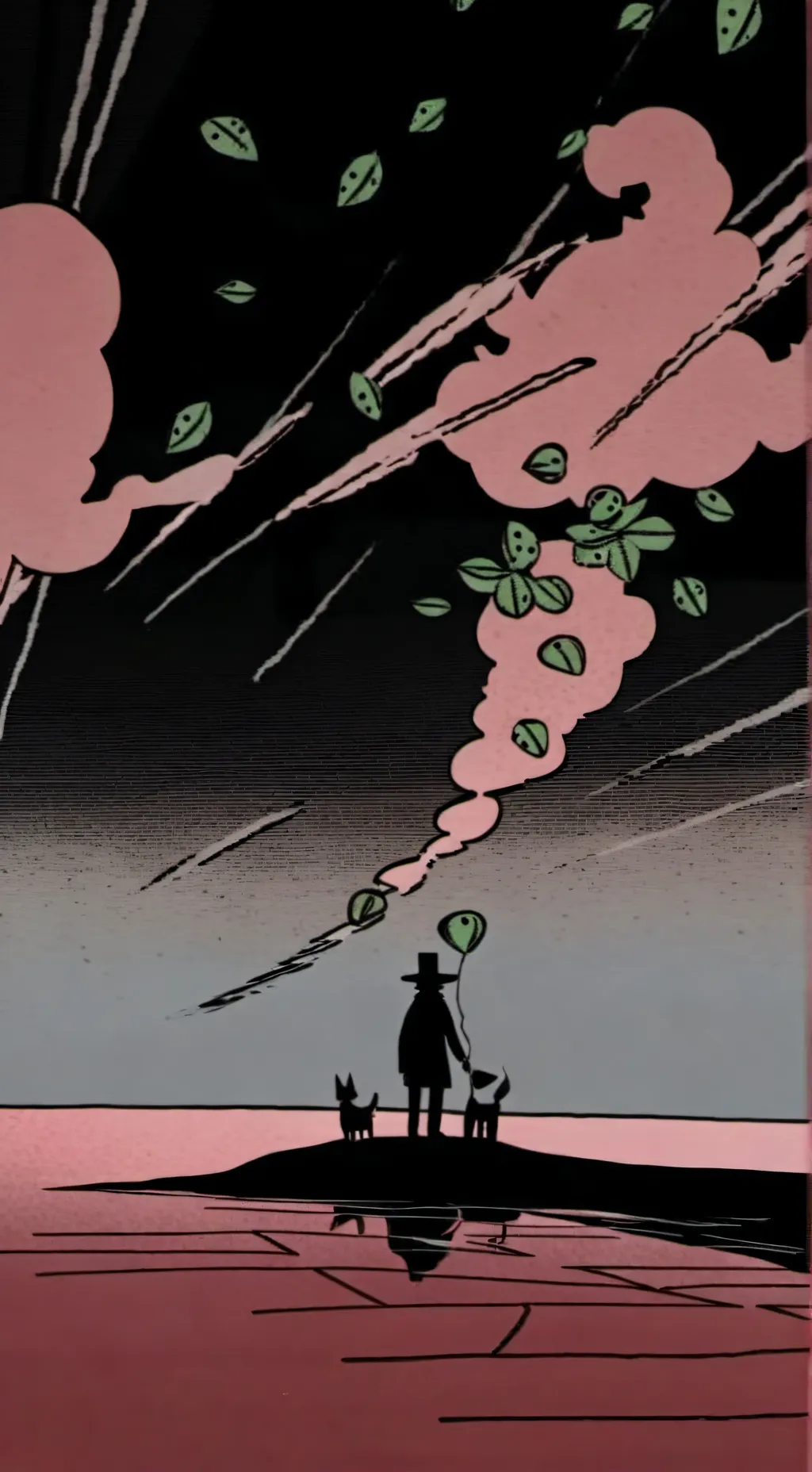 ai character: sprout x looey background