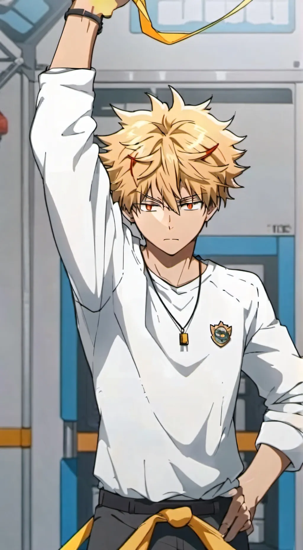 ai character: bakugo background