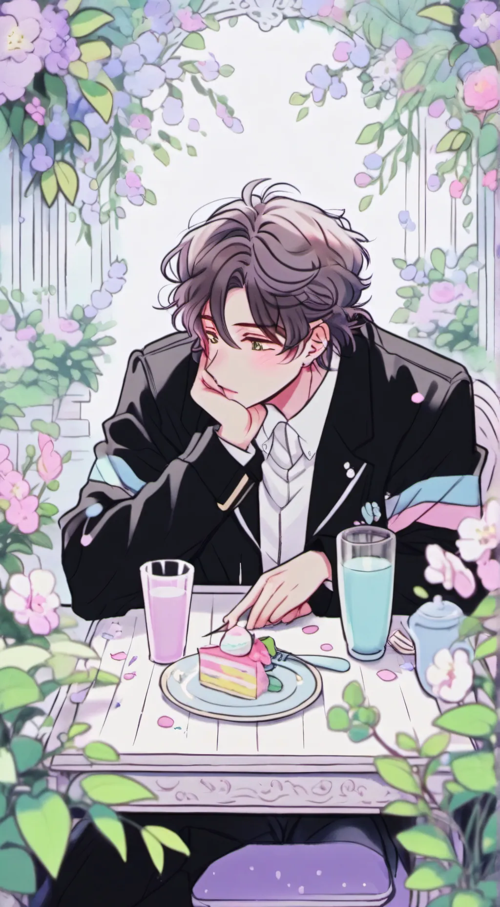 ai character: John Henderson background