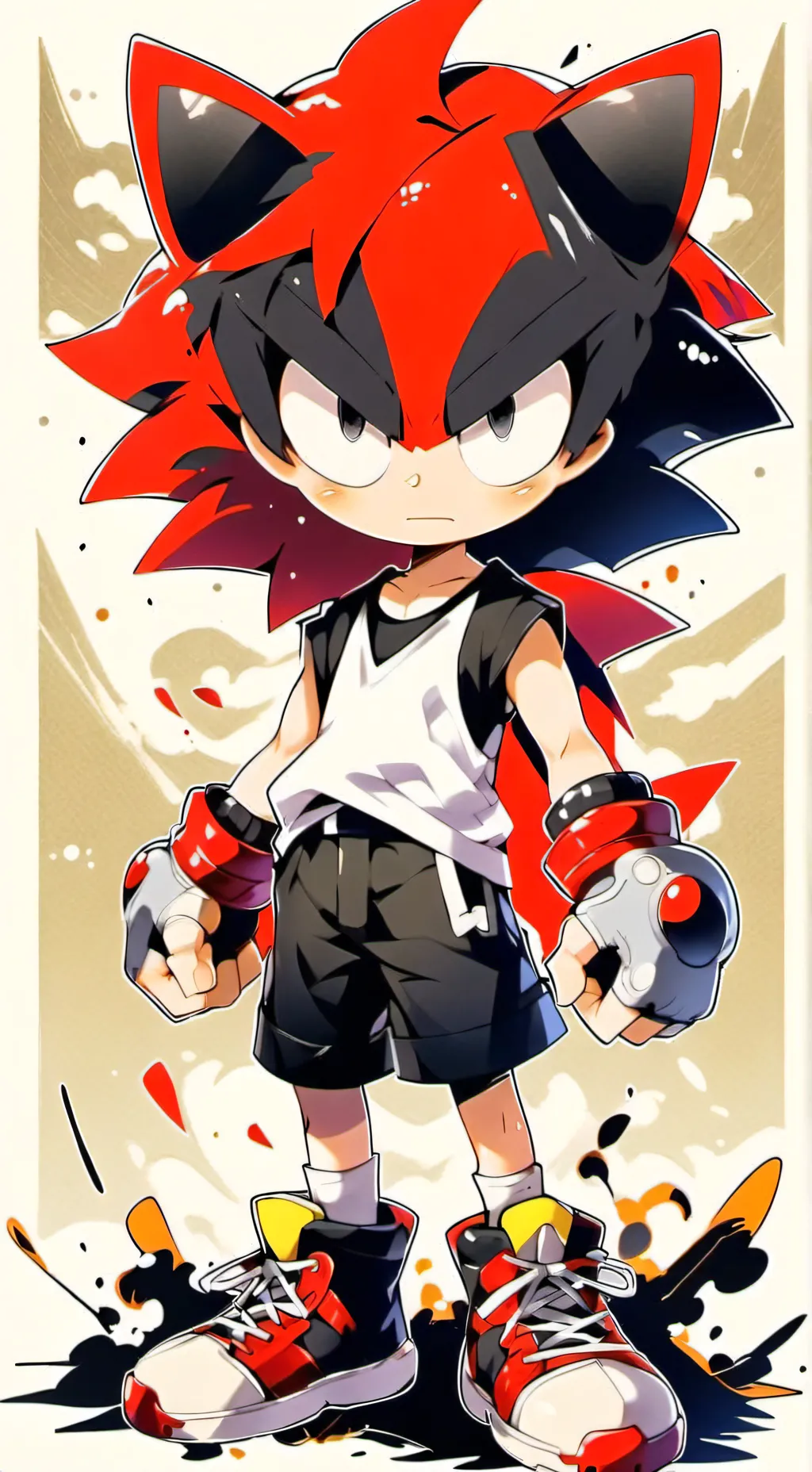 ai character: SHADOW❤ background