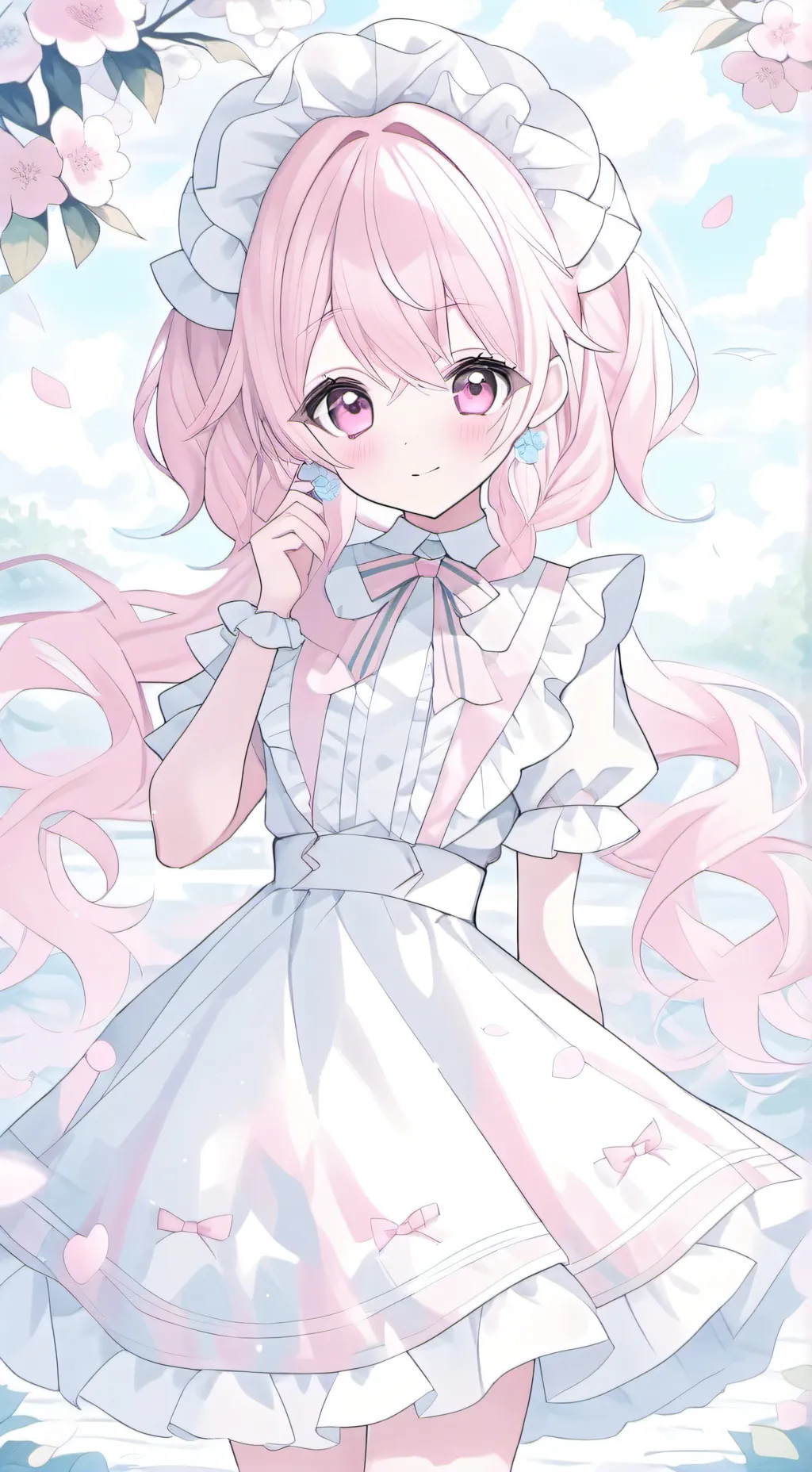ai character: Cherry Hana background