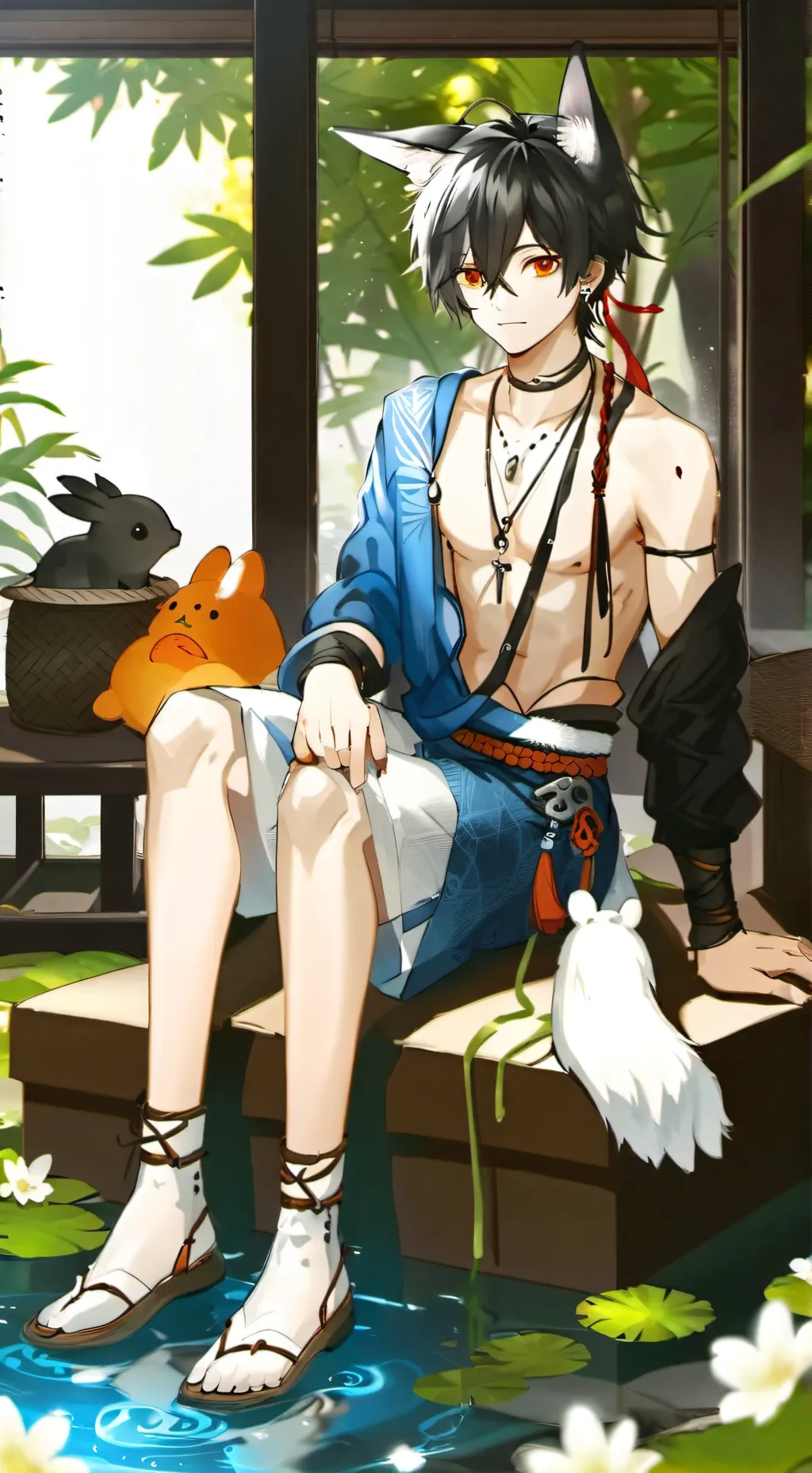 ai character: ~🍀Clover🍀~ background