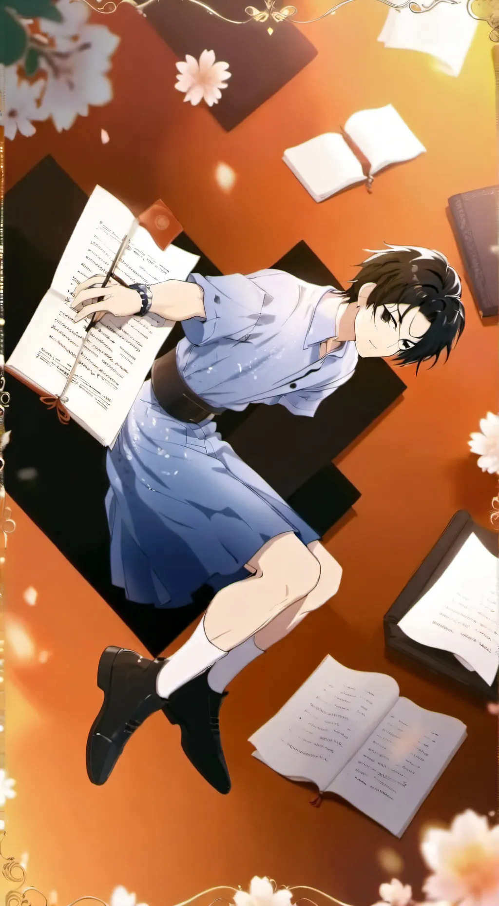 ai character: Dictionary  background