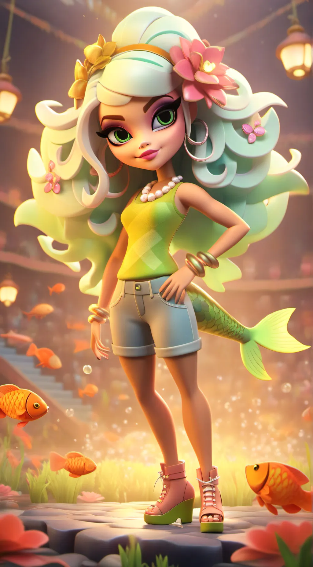 ai character: Fatina amica background