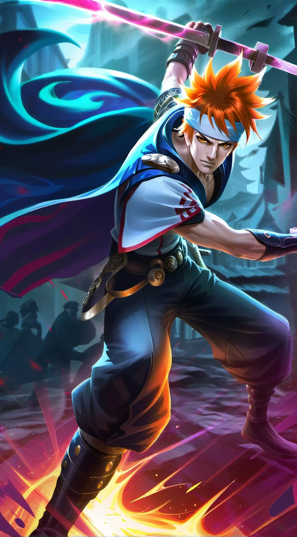 ai character: Ichigo Kurosaki background