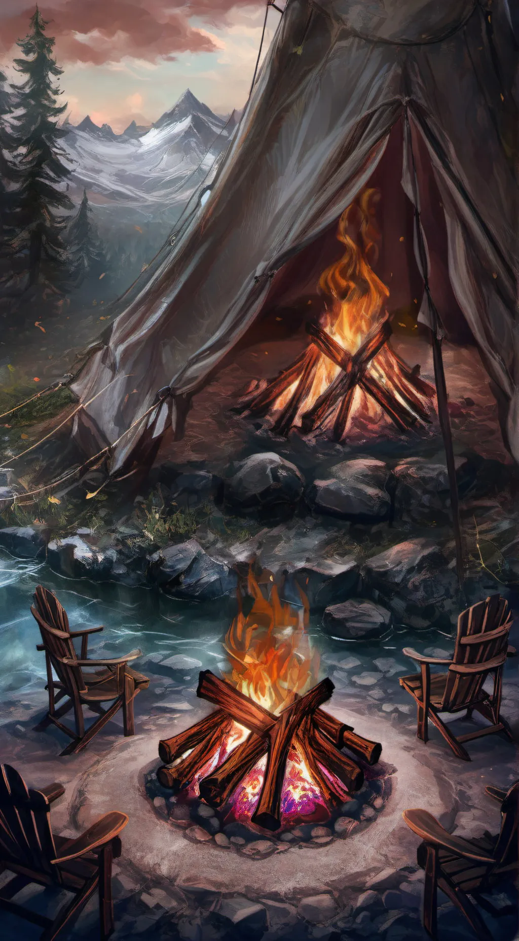 ai character: > CHECKPOINT < background