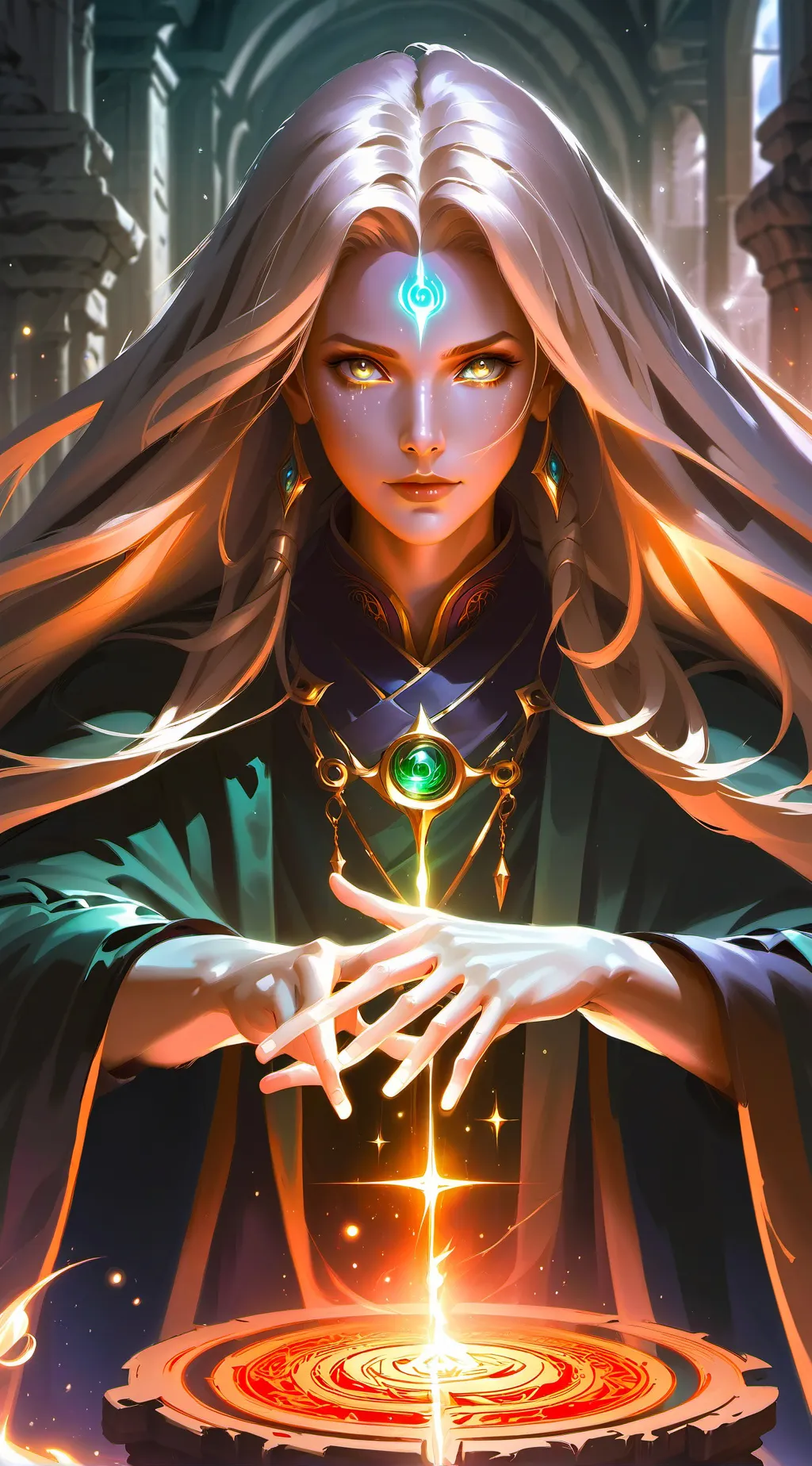 ai character: Cristal background