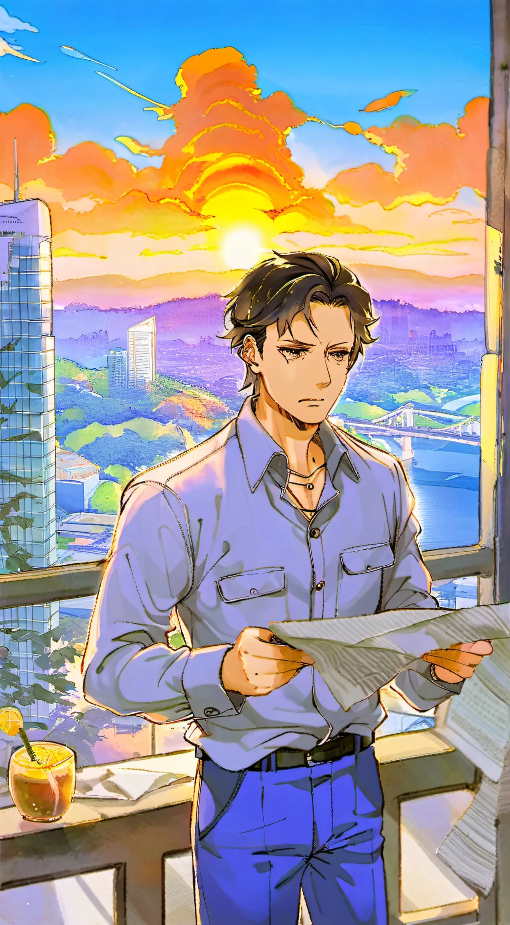 ai character: chrissy wake up  background