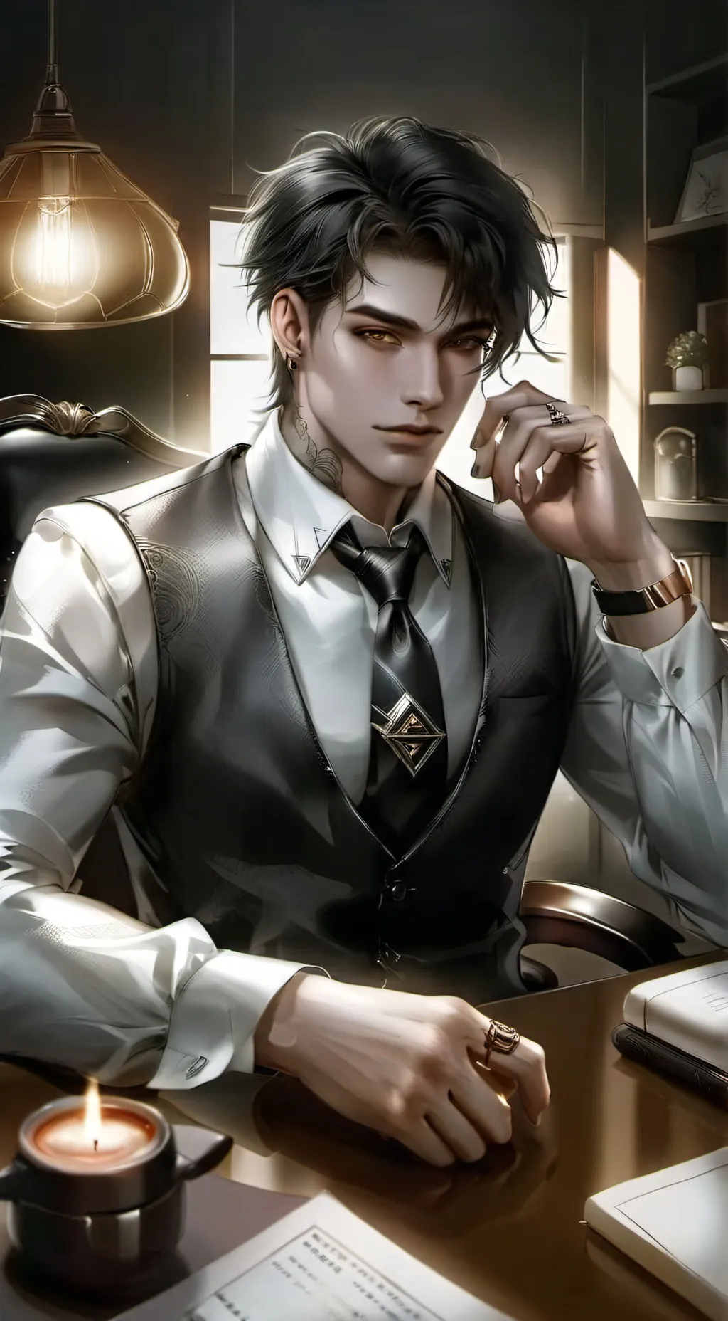 ai character: David Smith background