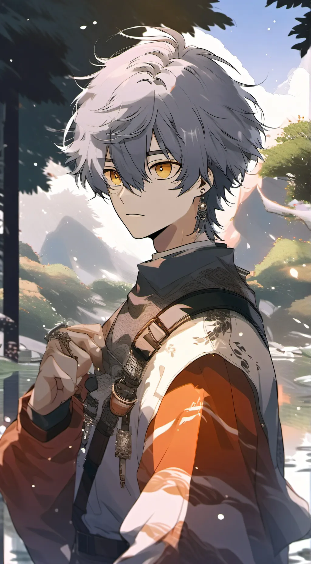 ai character: Хён  background