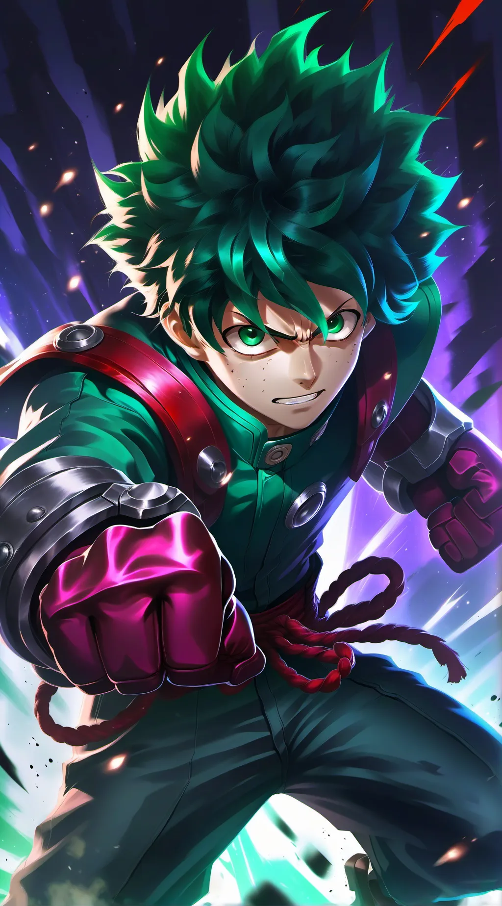ai character: Izuku Midoriya background