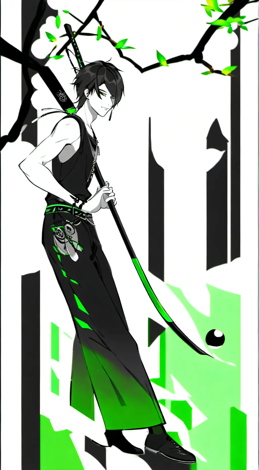 ai character: Vee background