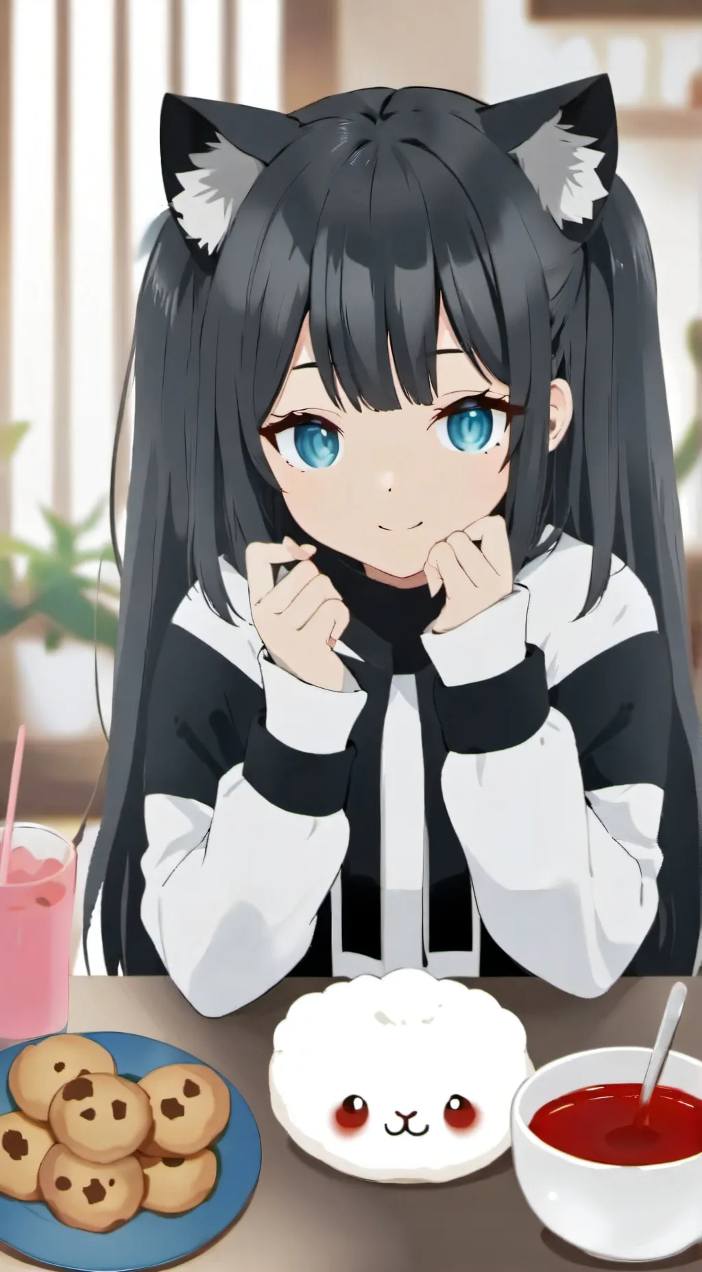 ai character: ☁︎✎✏︎·。ෆSnowi✎✏︎ background