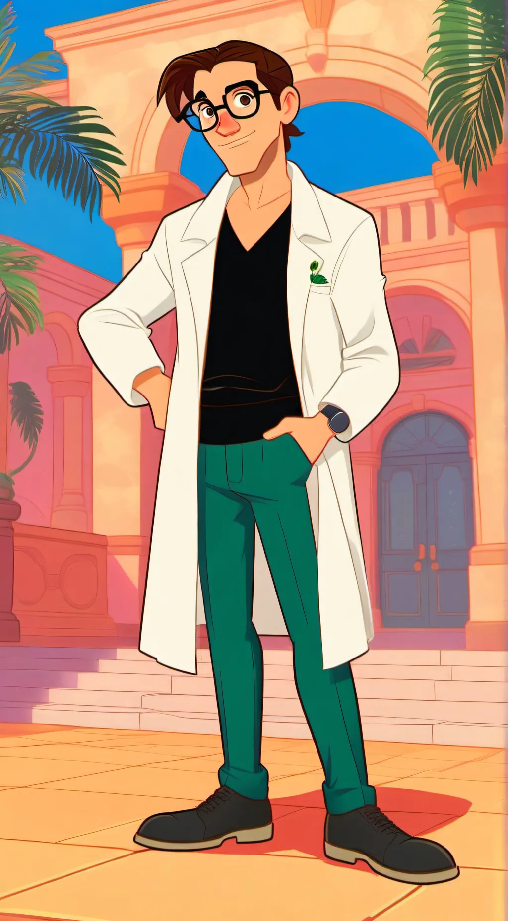 ai character: dr doofenshmirtz background