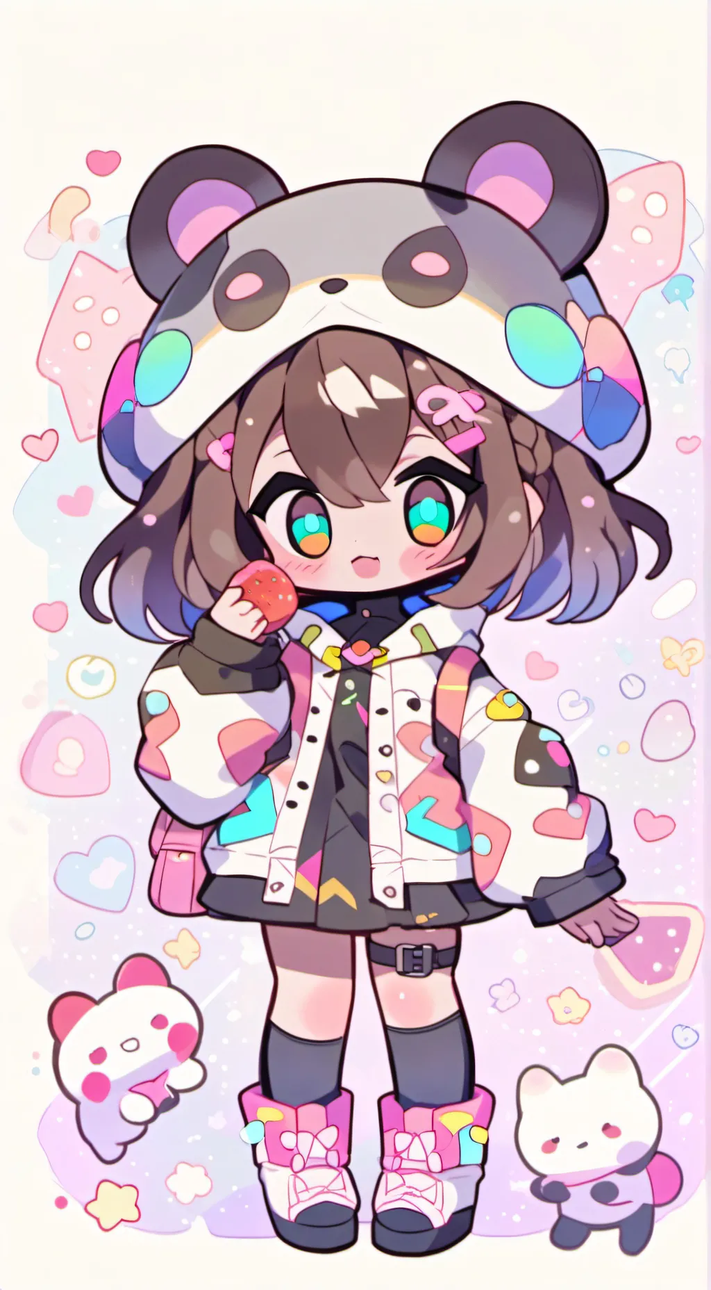 ai character: Skz🎀🤌✨ background