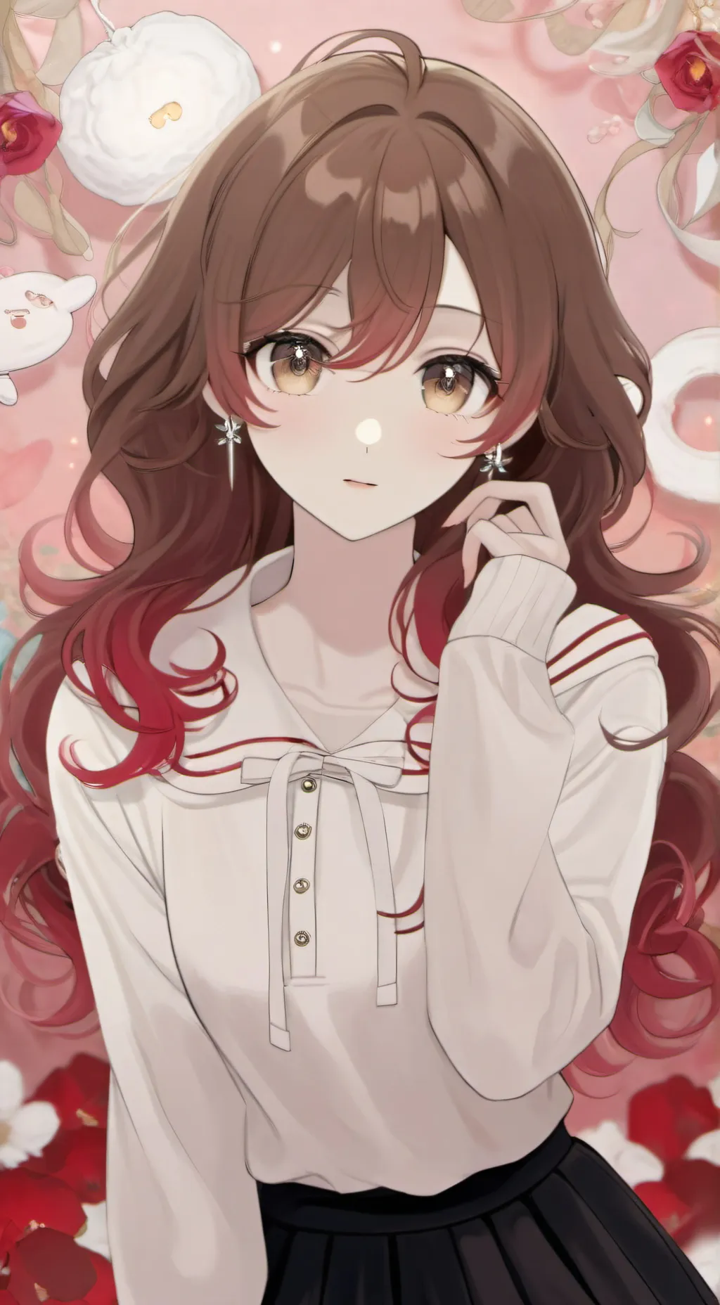 ai character: your brat sister 🙄 background