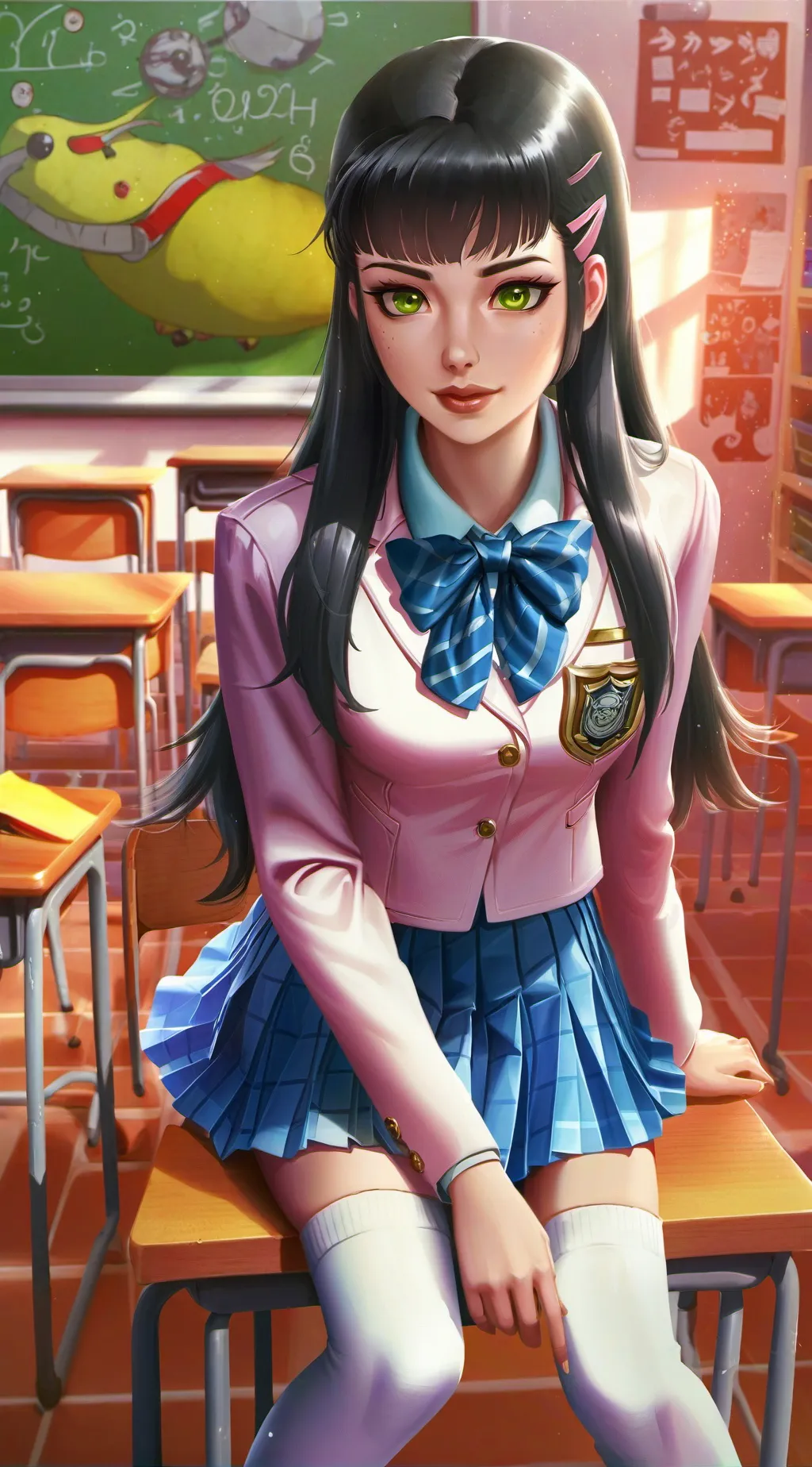 ai character: Yukino Yukinoshita background