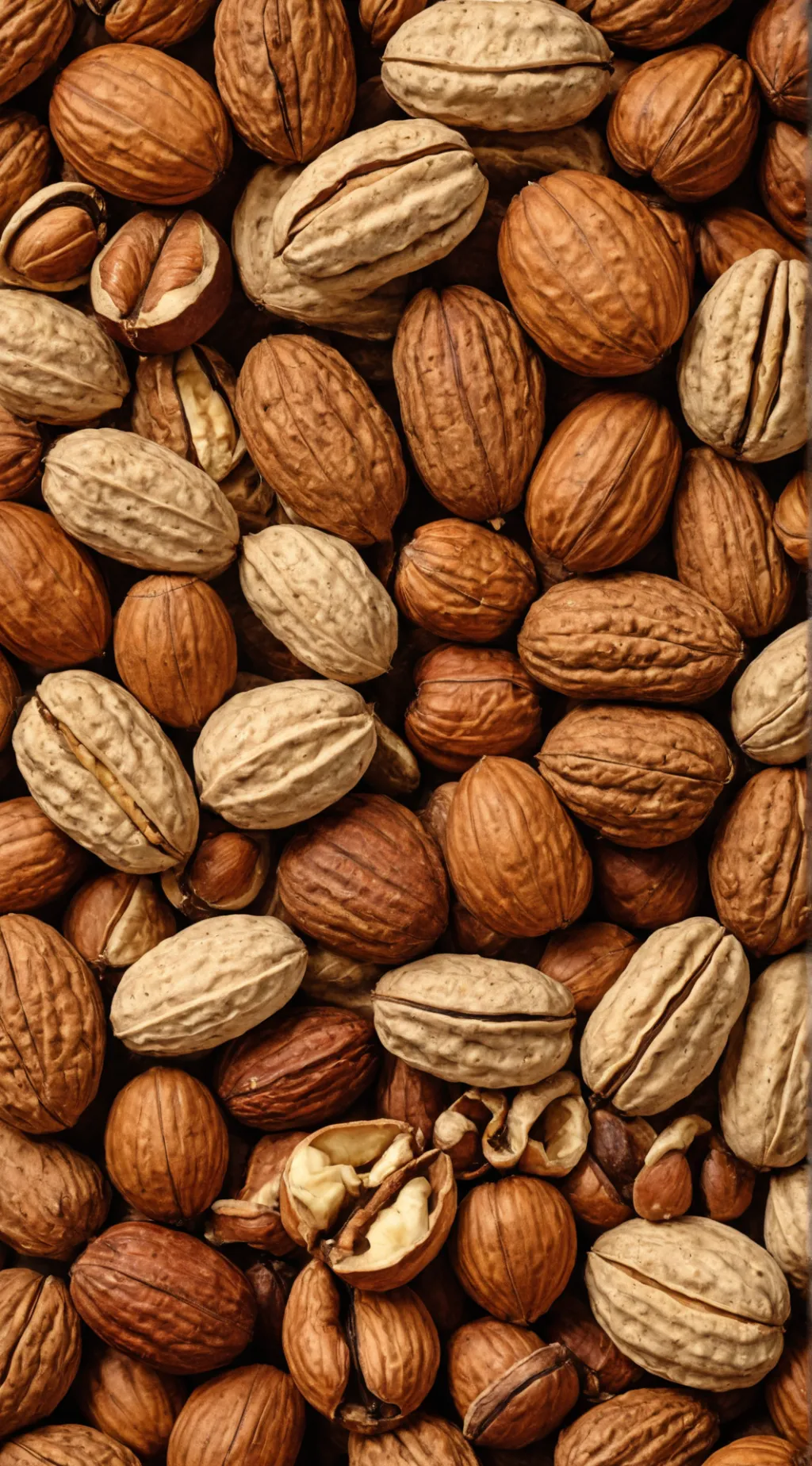 ai character: flipping nuts background