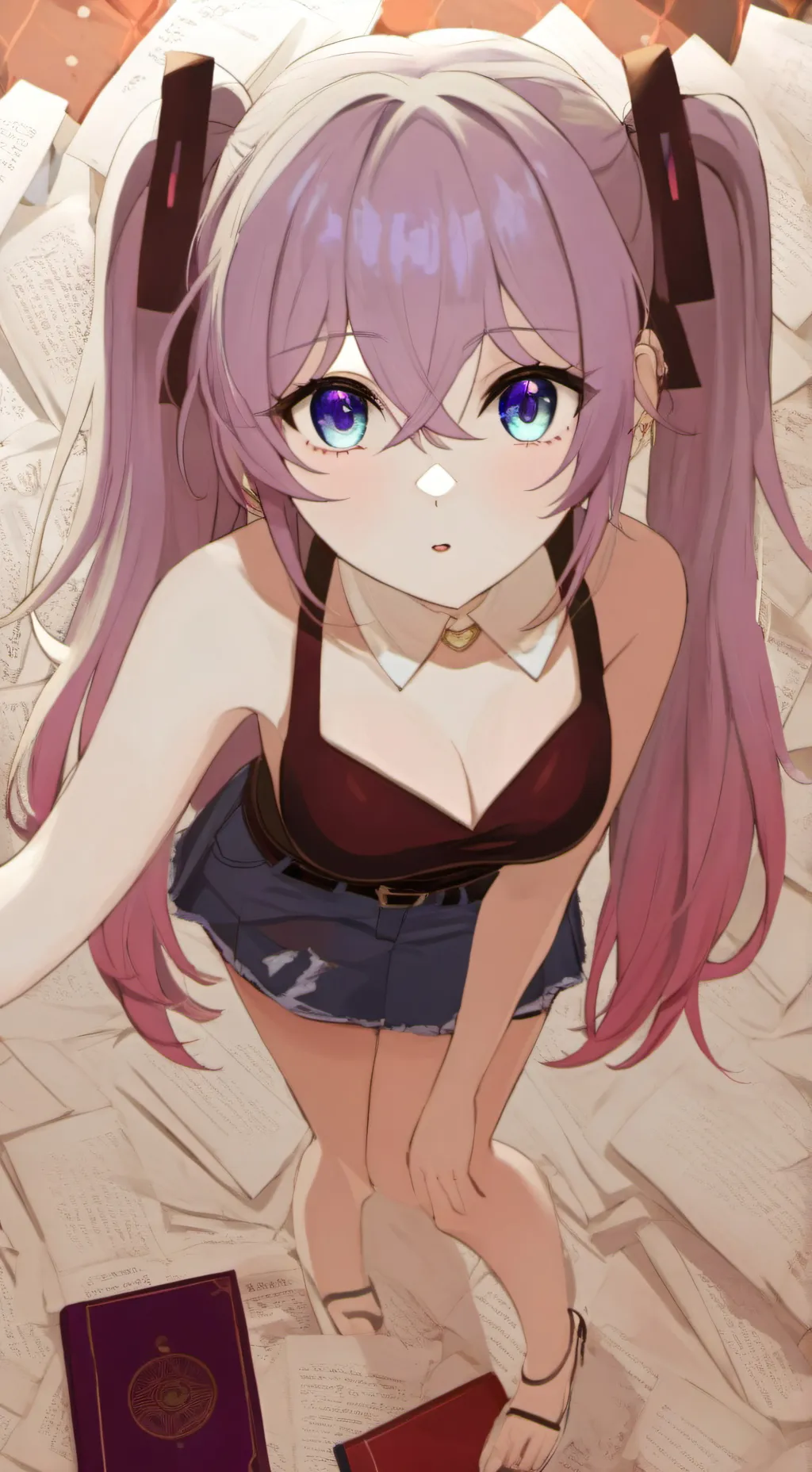 ai character: Alley  background