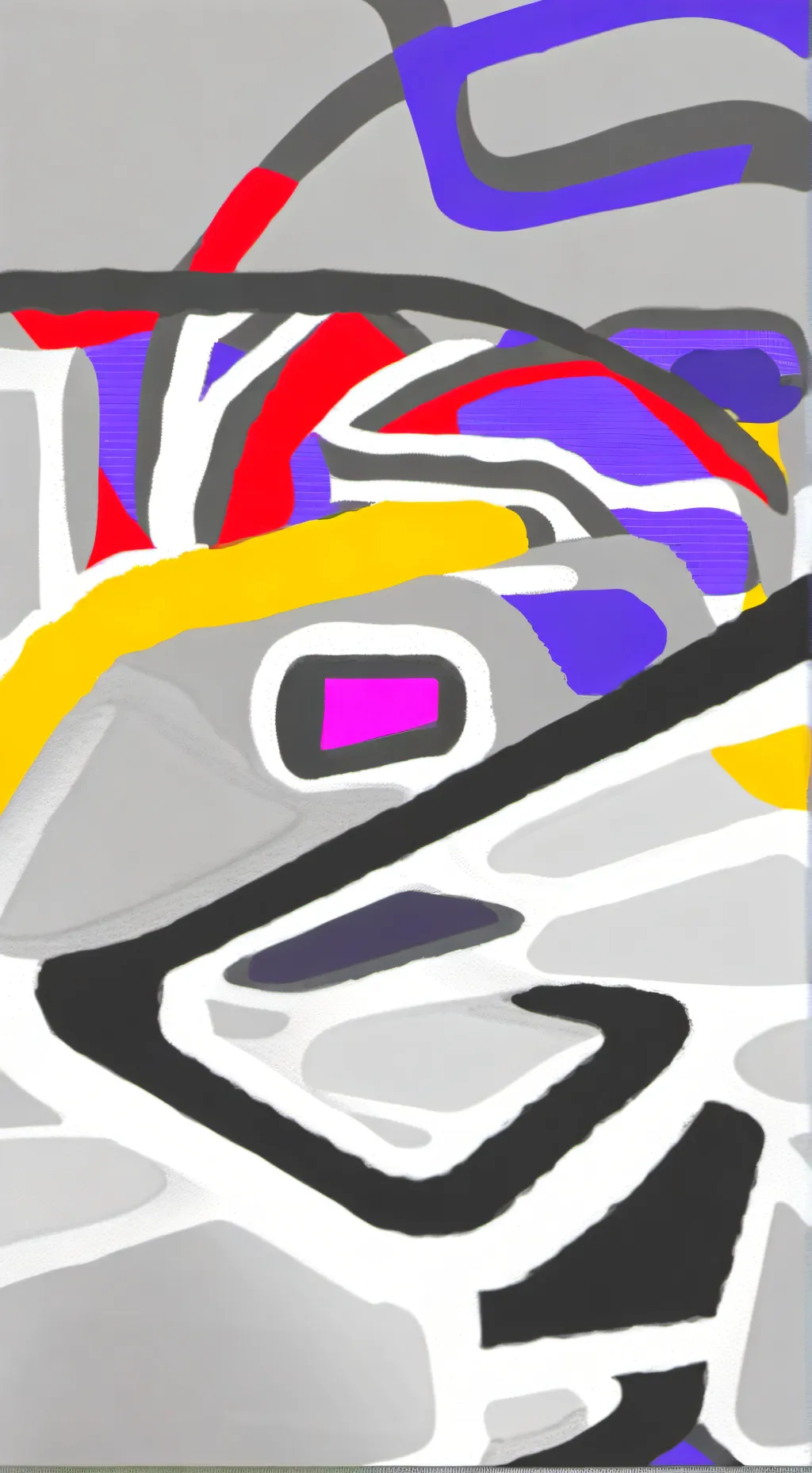 ai character: Baby gray background