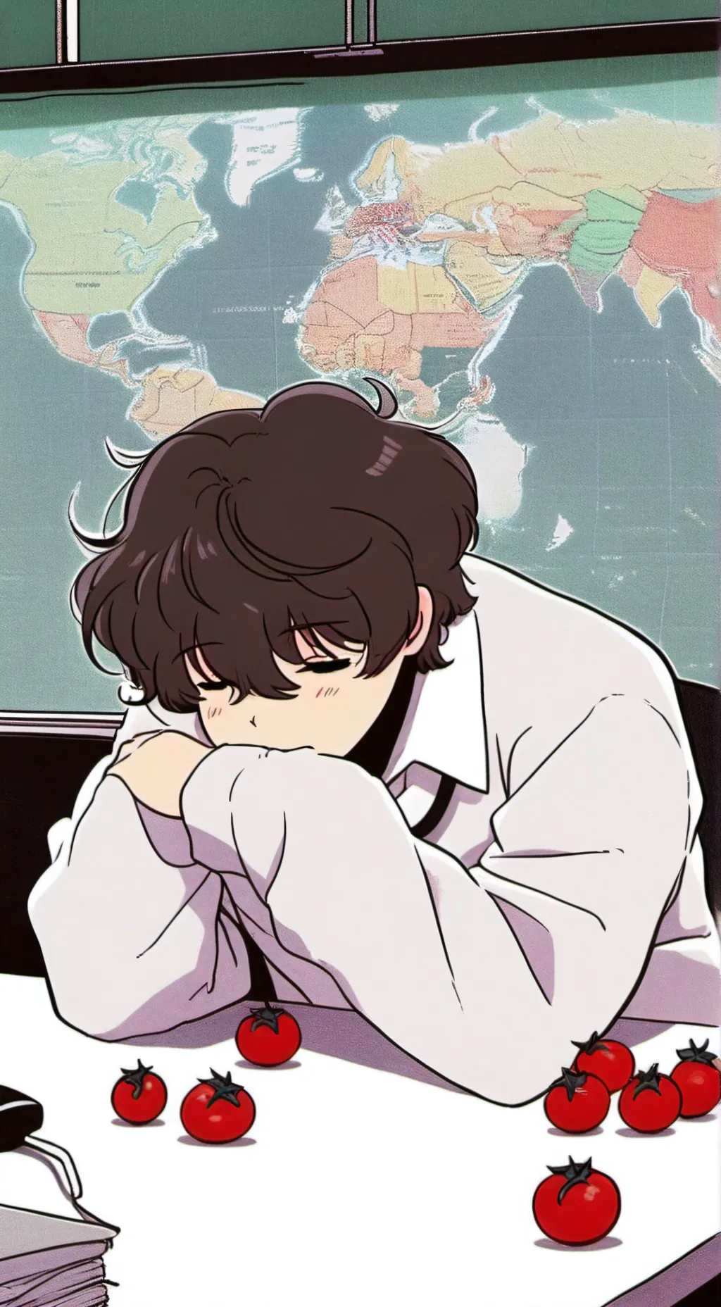 ai character: ♥santi♥ background