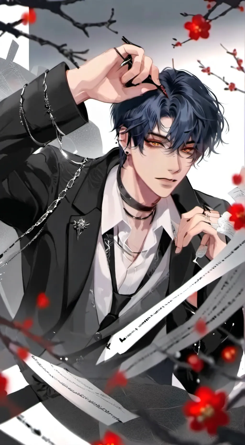 ai character: 🐺Liam🐺 background