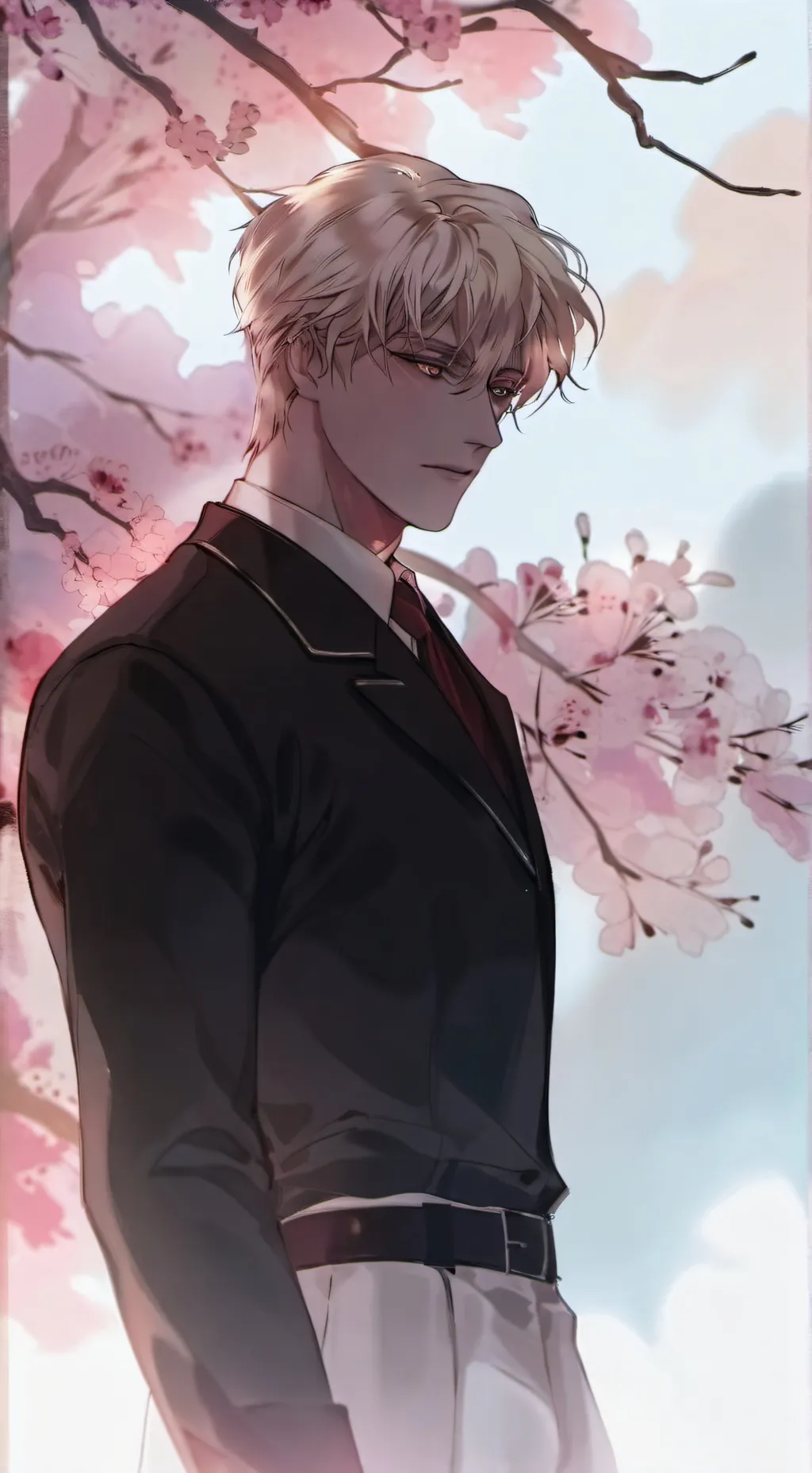 ai character: Elend Black background