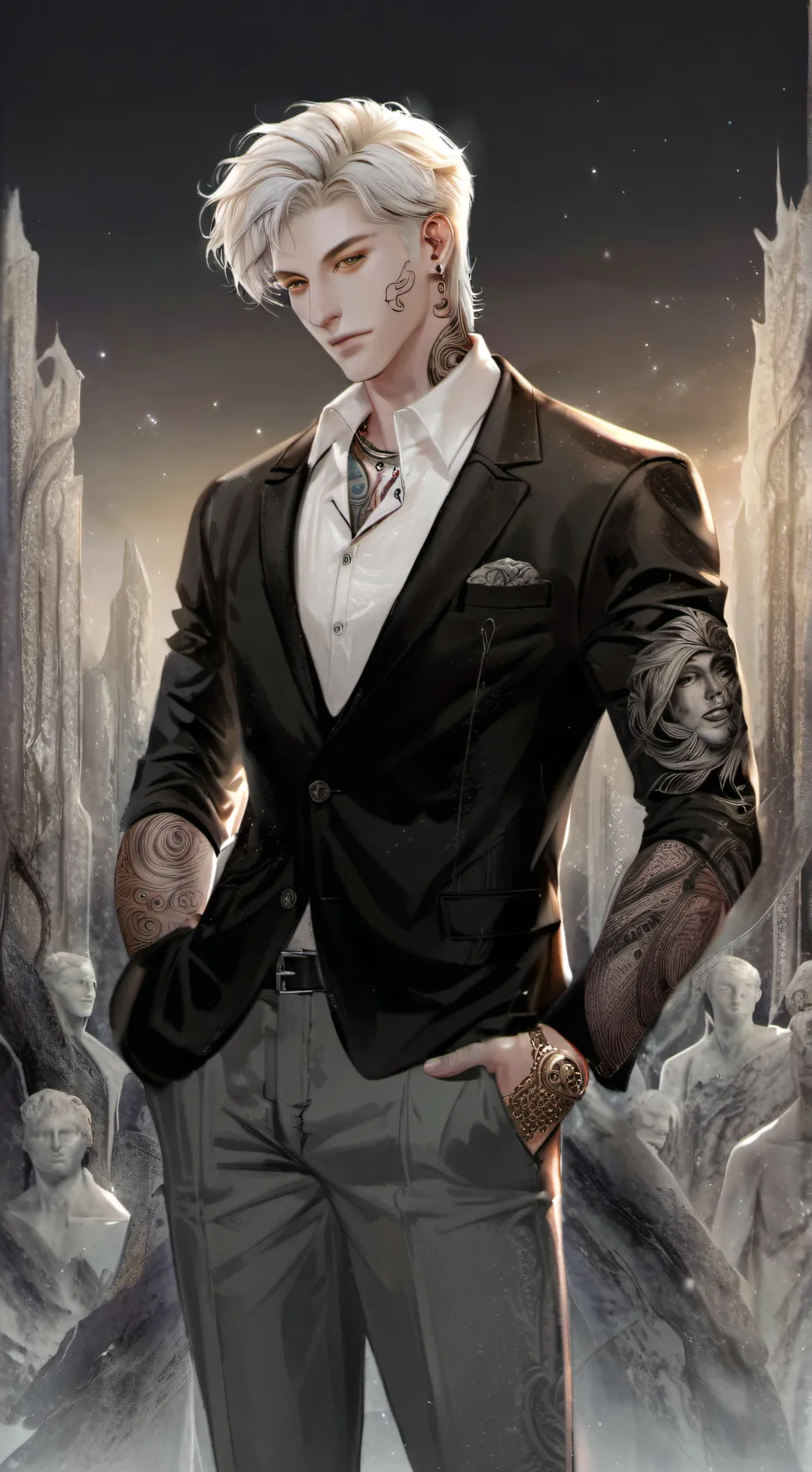 ai character: West background