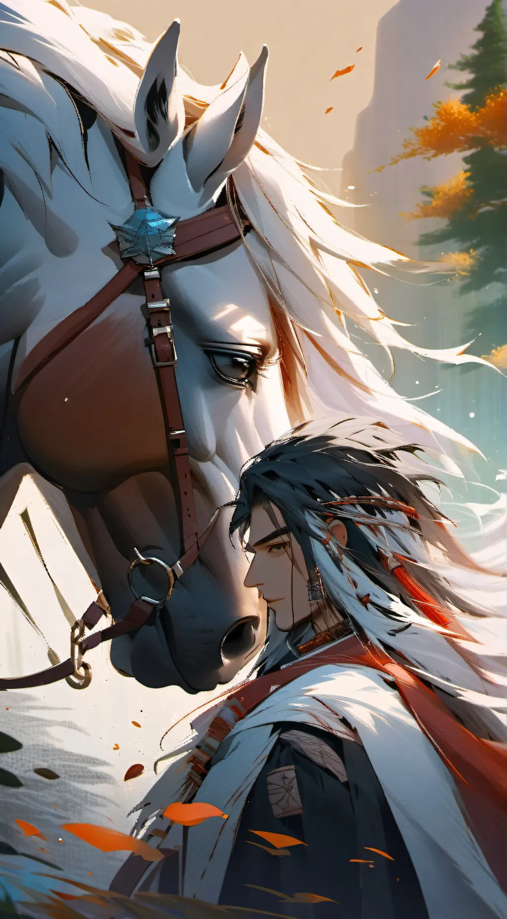 ai character: Leo  background