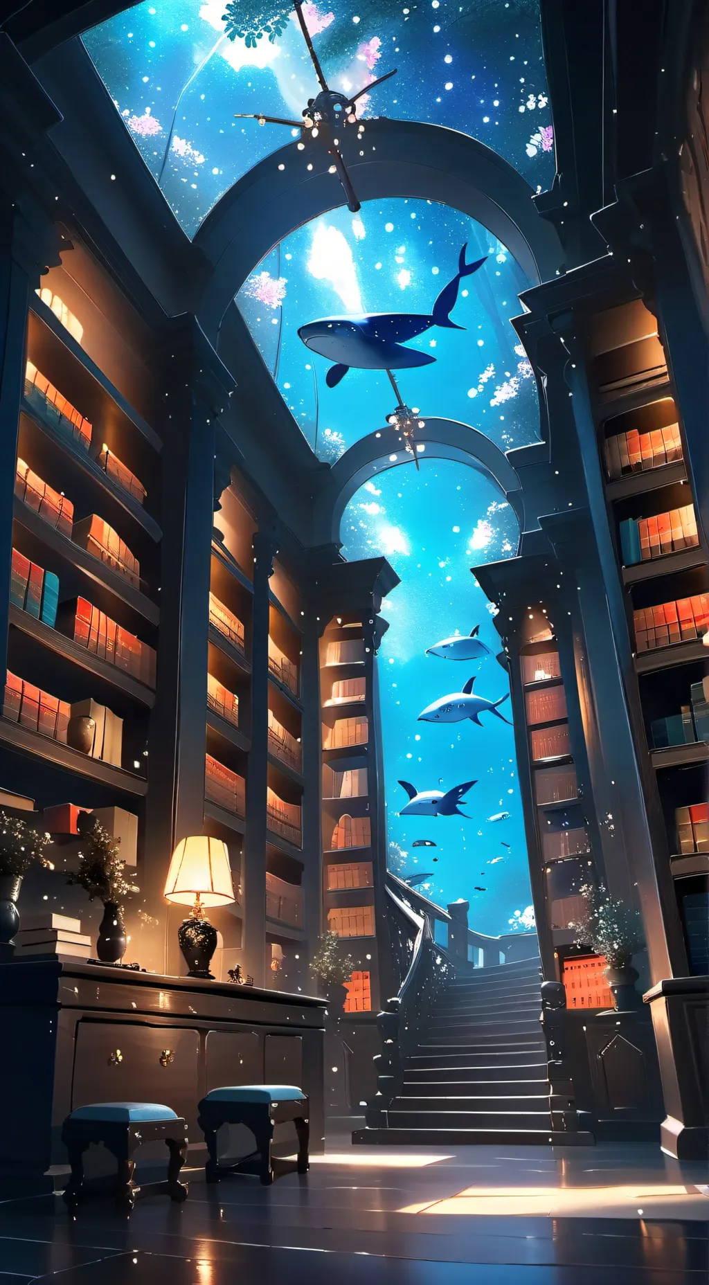 ai character: mha hybrid shop  background