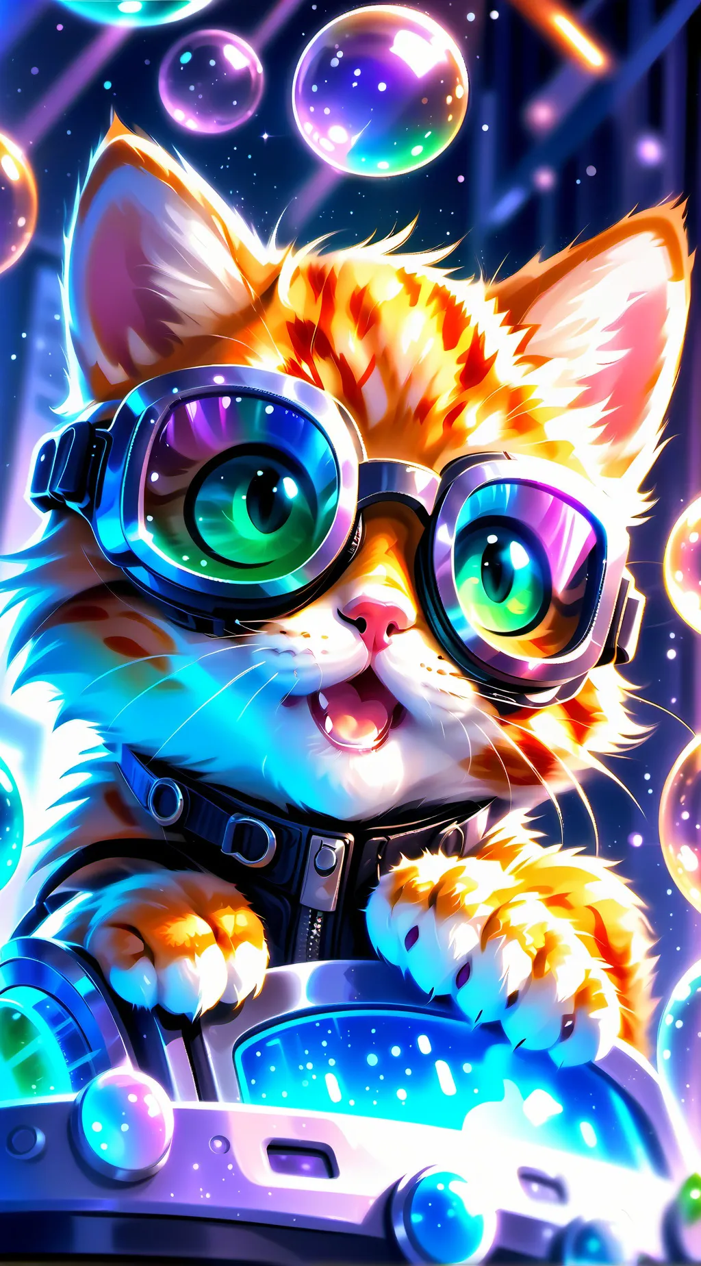 ai character: Memeow background