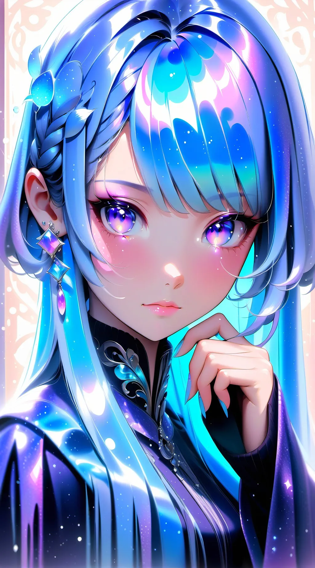 ai character: Luna background