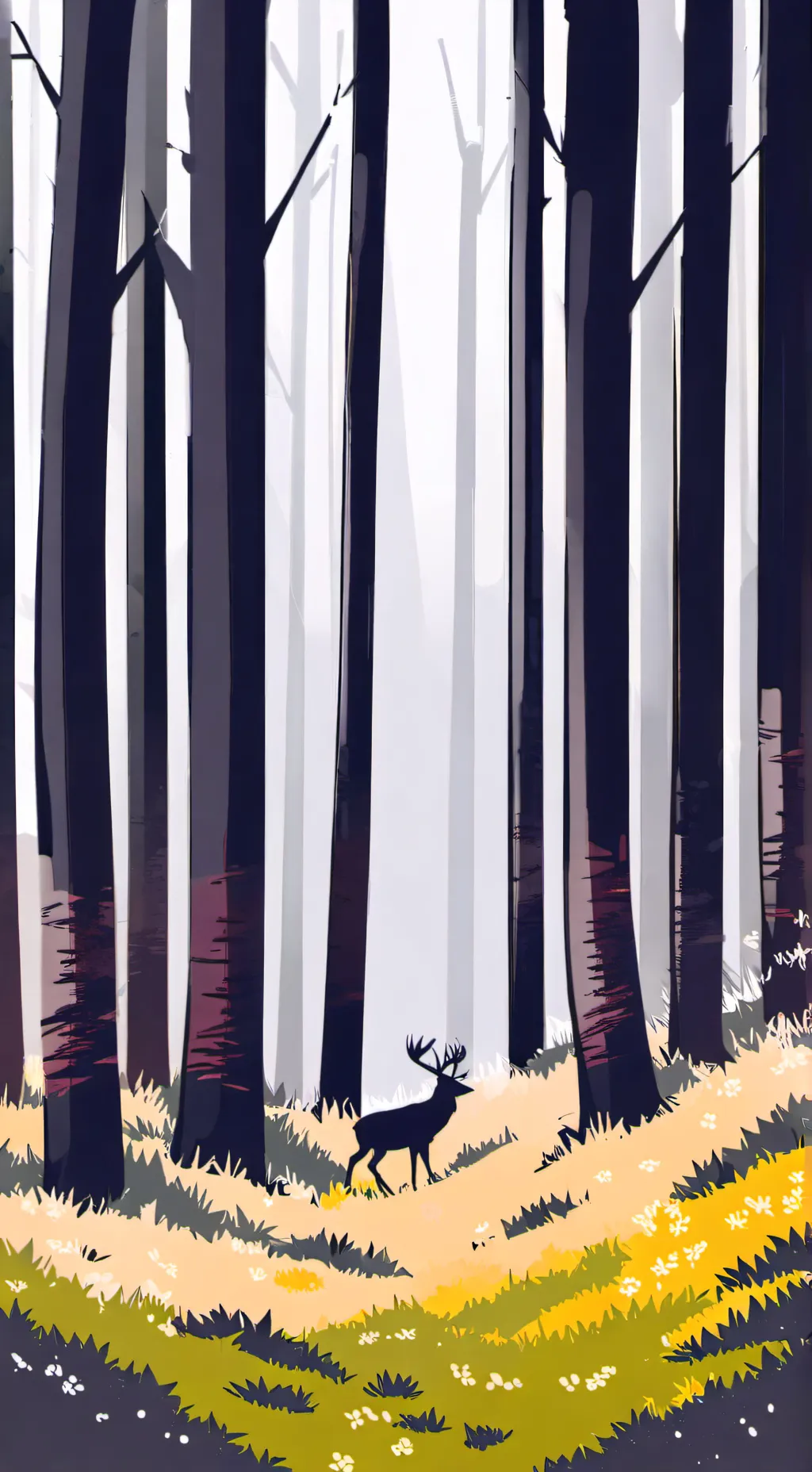 ai character: DW sleepover background