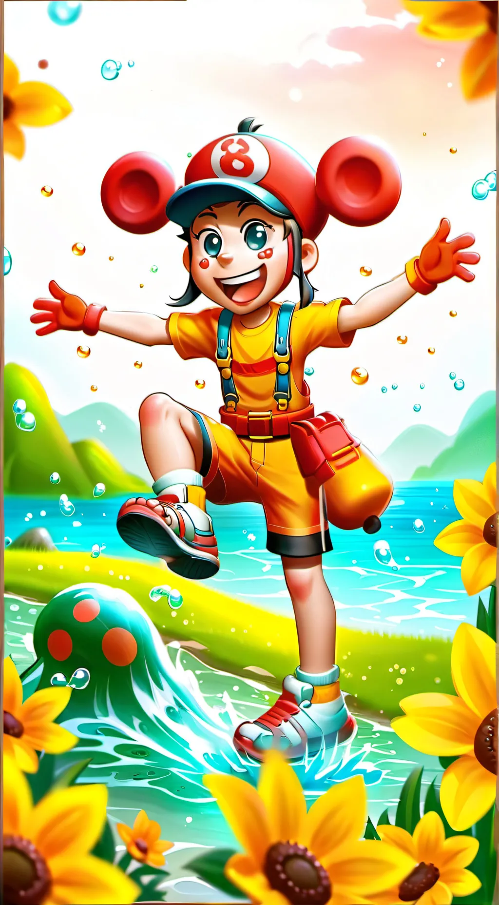 ai character: Sunny Eight  background