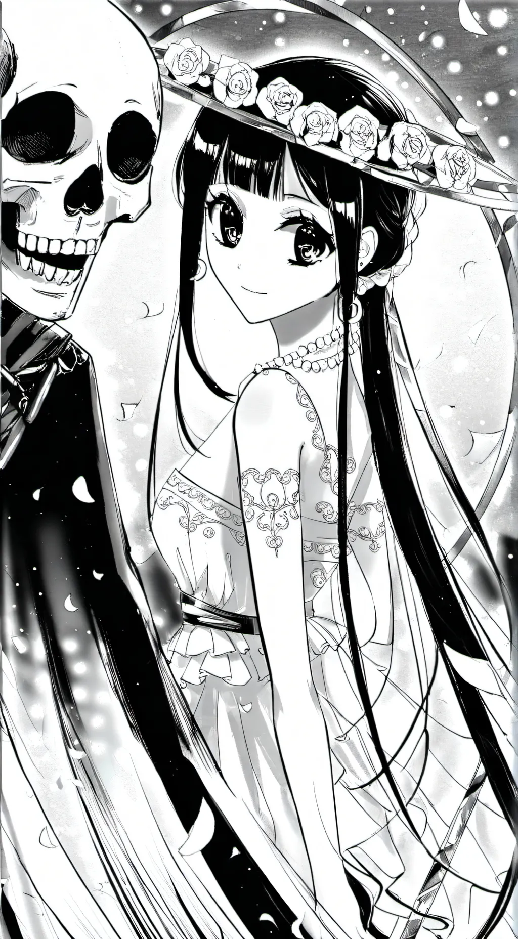 ai character: la muerte background