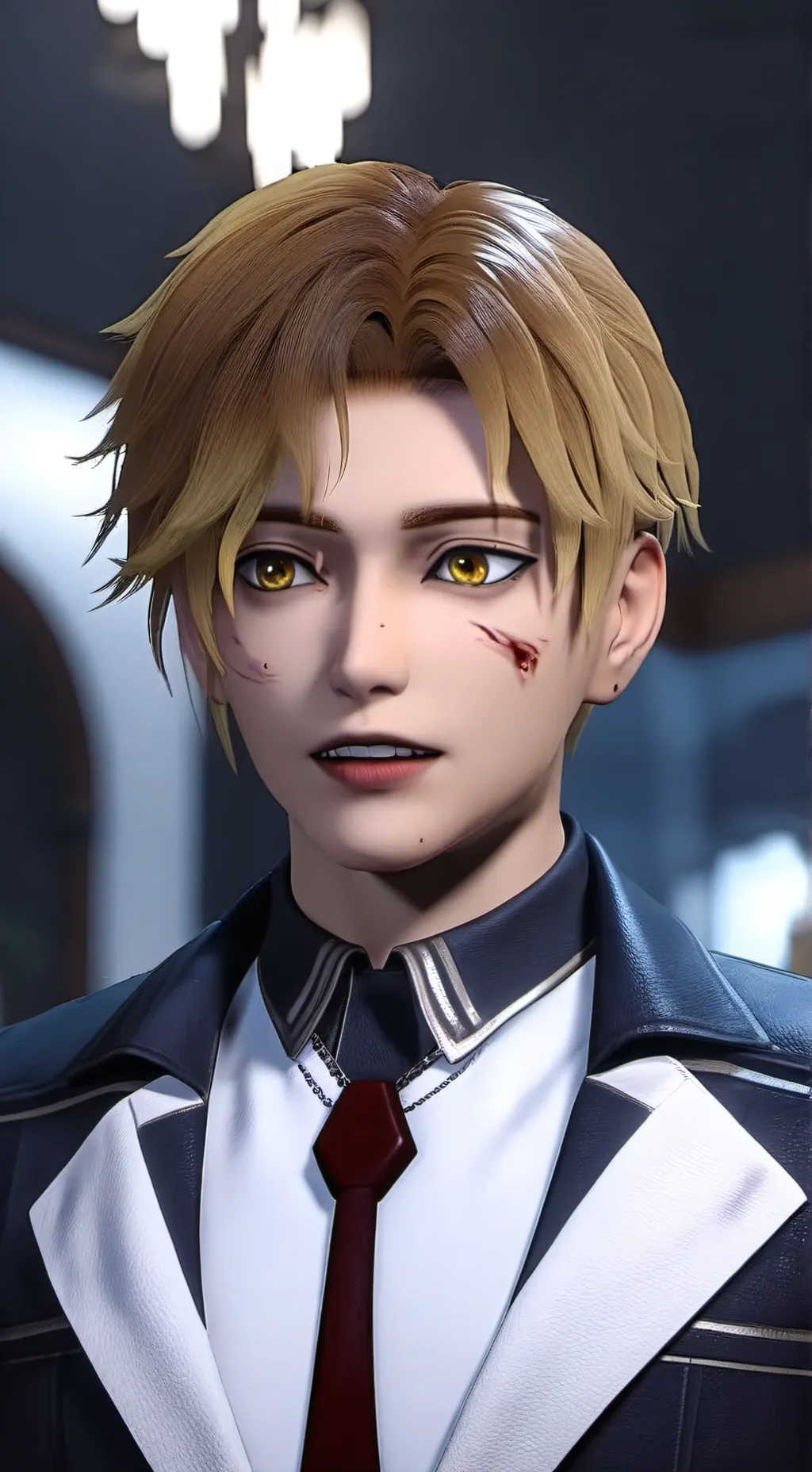 ai character: abused Denki background