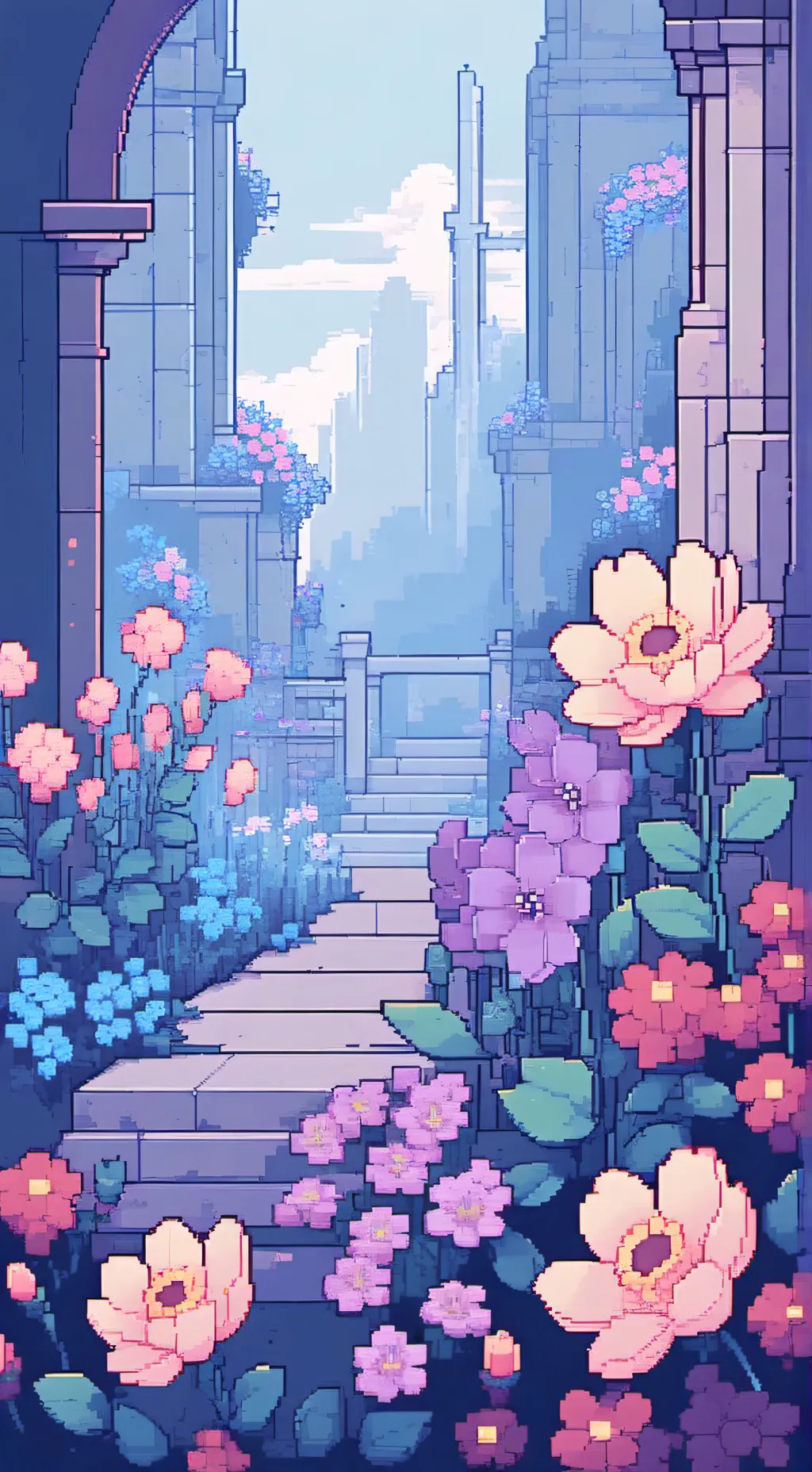 ai character: ~•DW beach resort• background