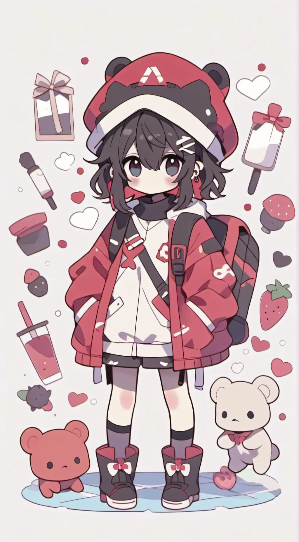 ai character: Саша background