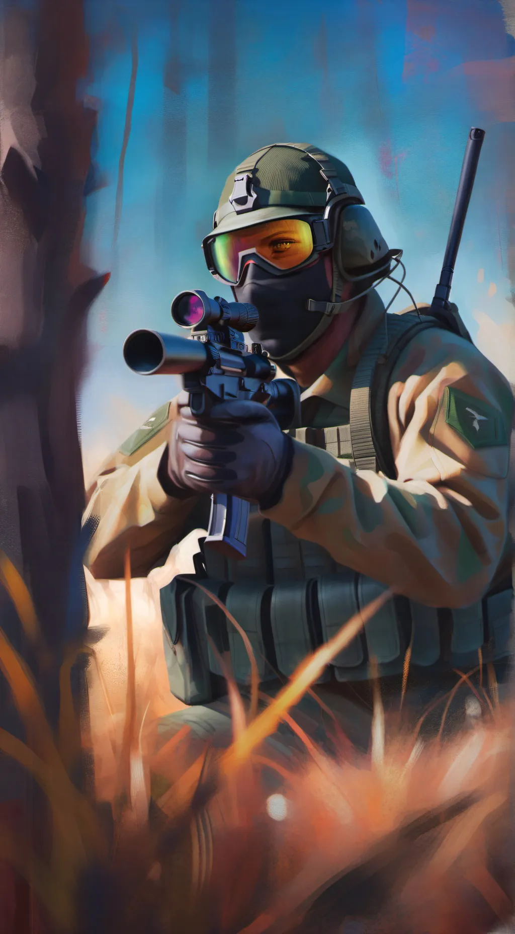 ai character: Scharfschütze background