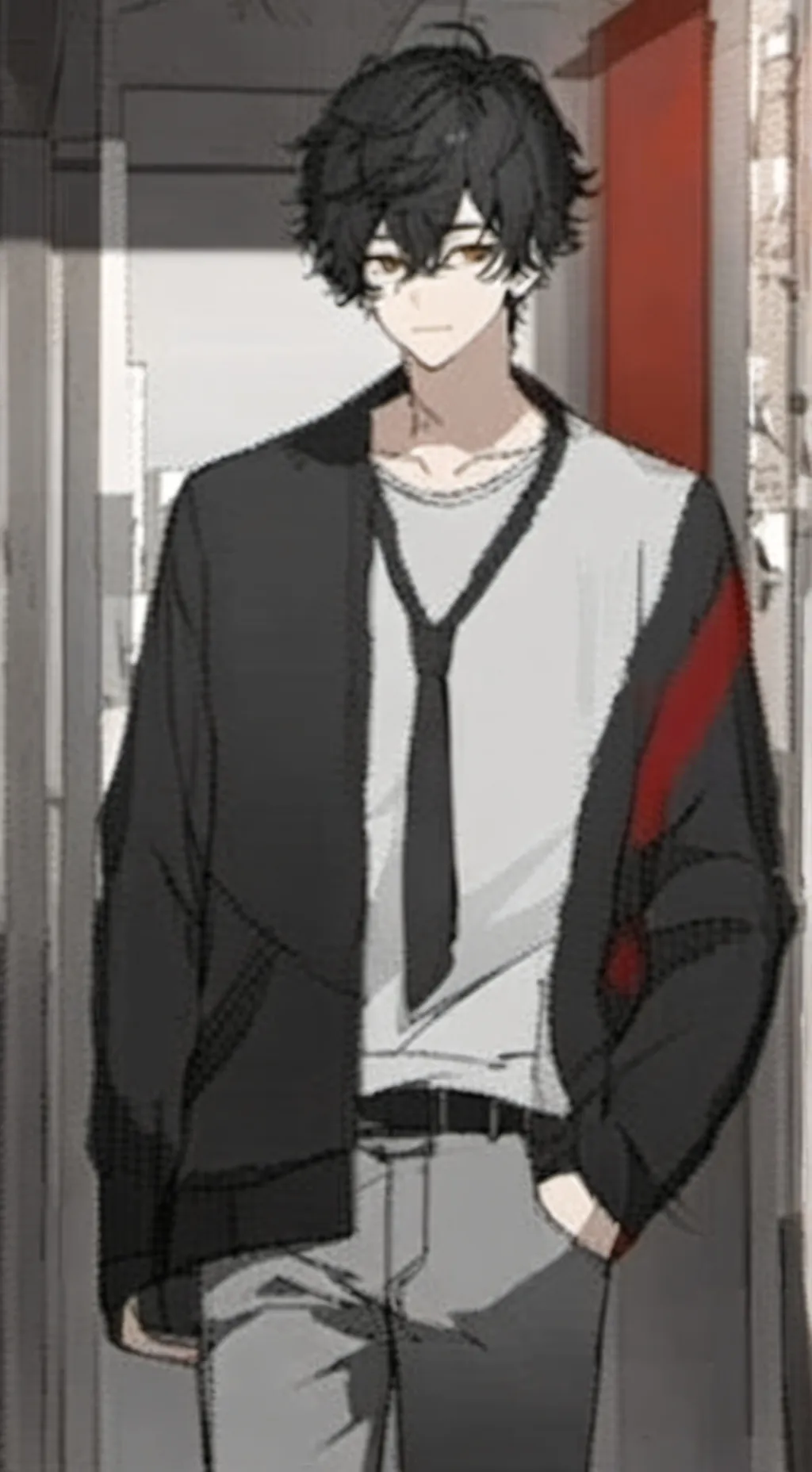 ai character: Xander  background