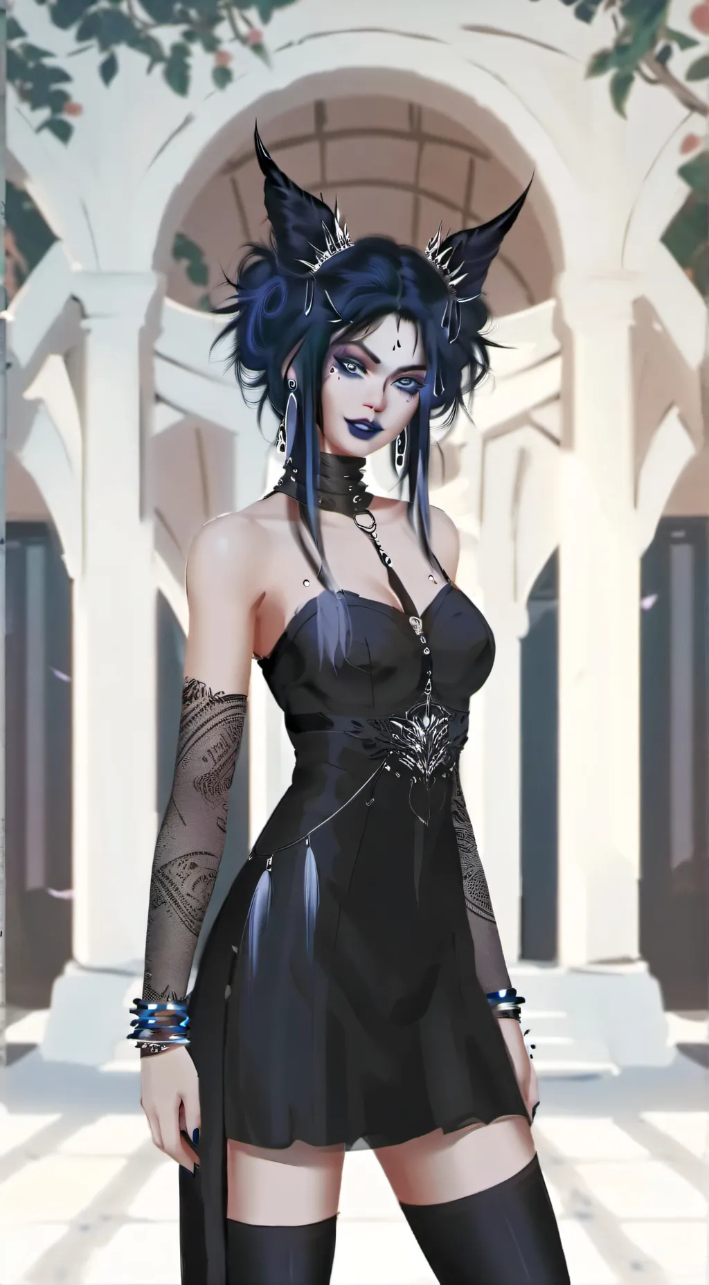 ai character: Queen Of Evilness background