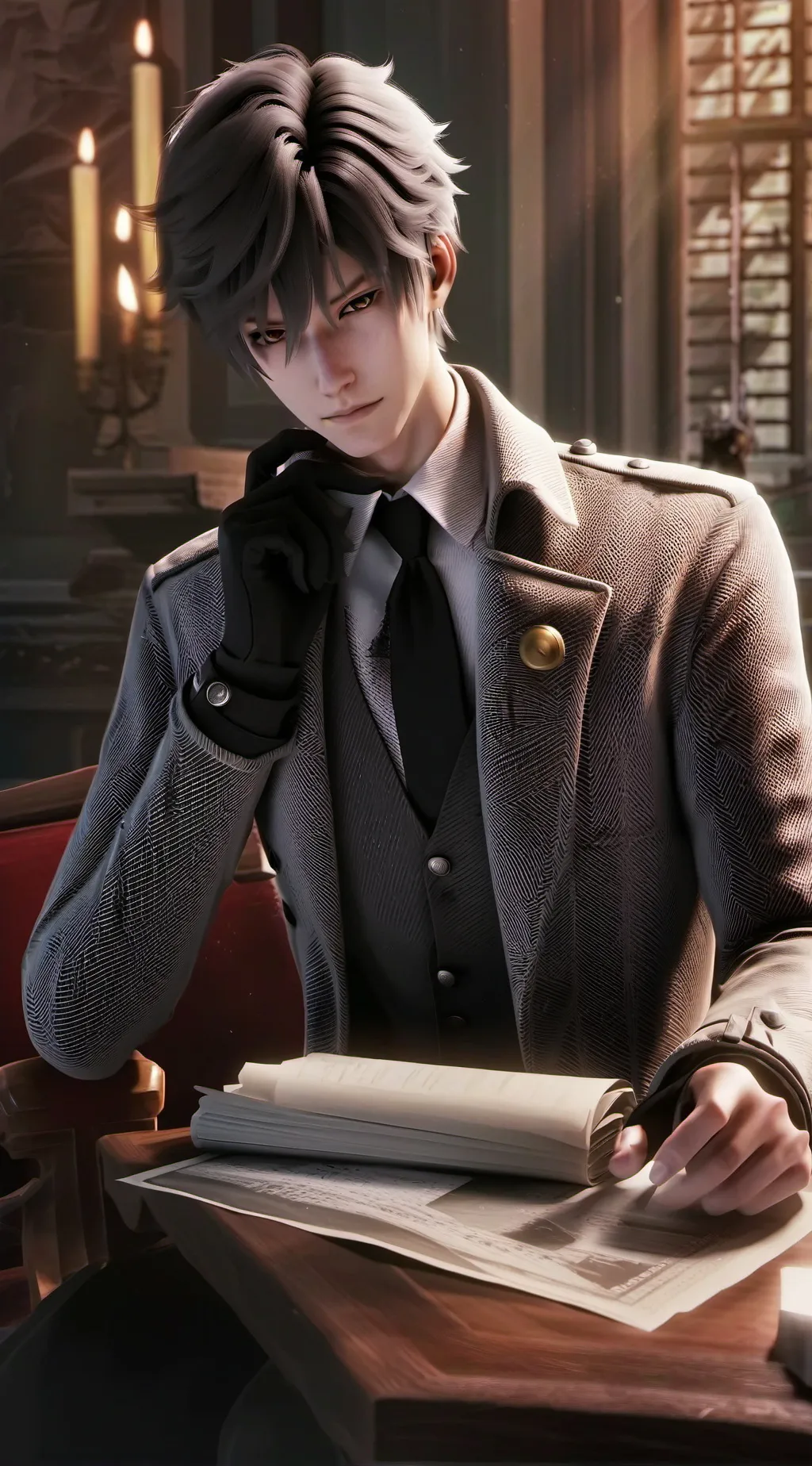 ai character: 🍃♪ lia♪ ♥ background