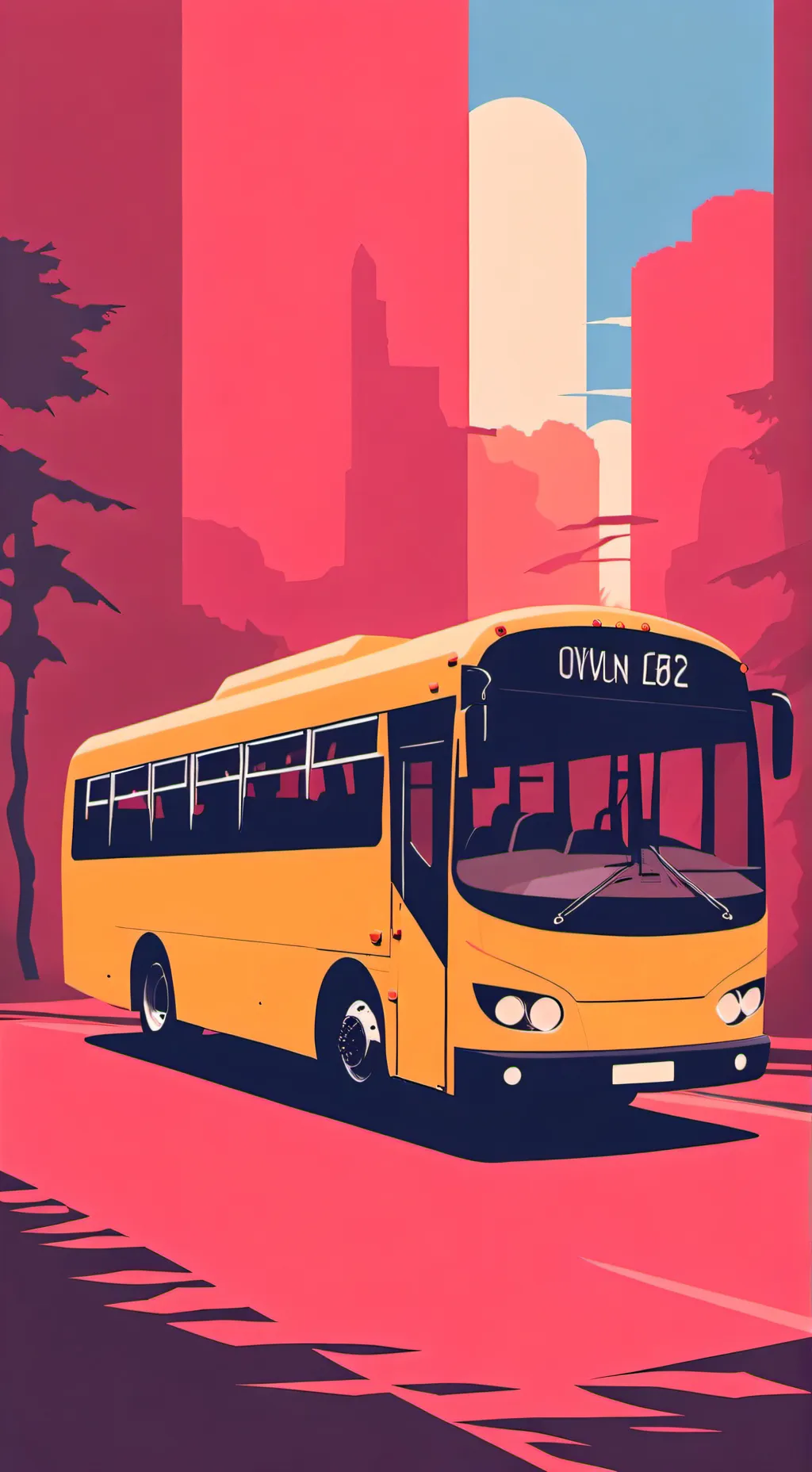 ai character: Cul transport background