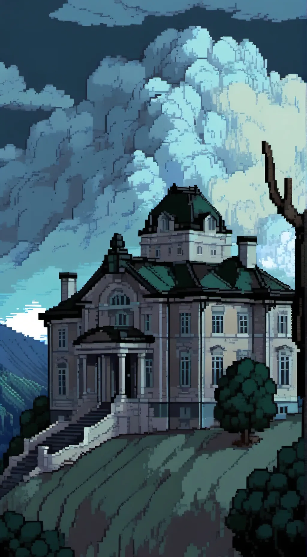 ai character: Hogwarts! background