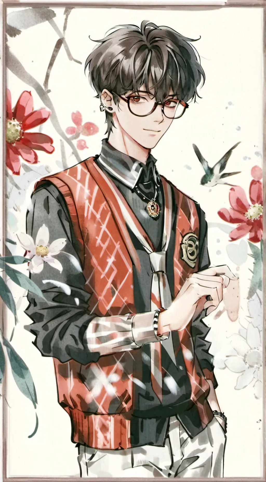 ai character: ~`•°Vincent°•`~ background