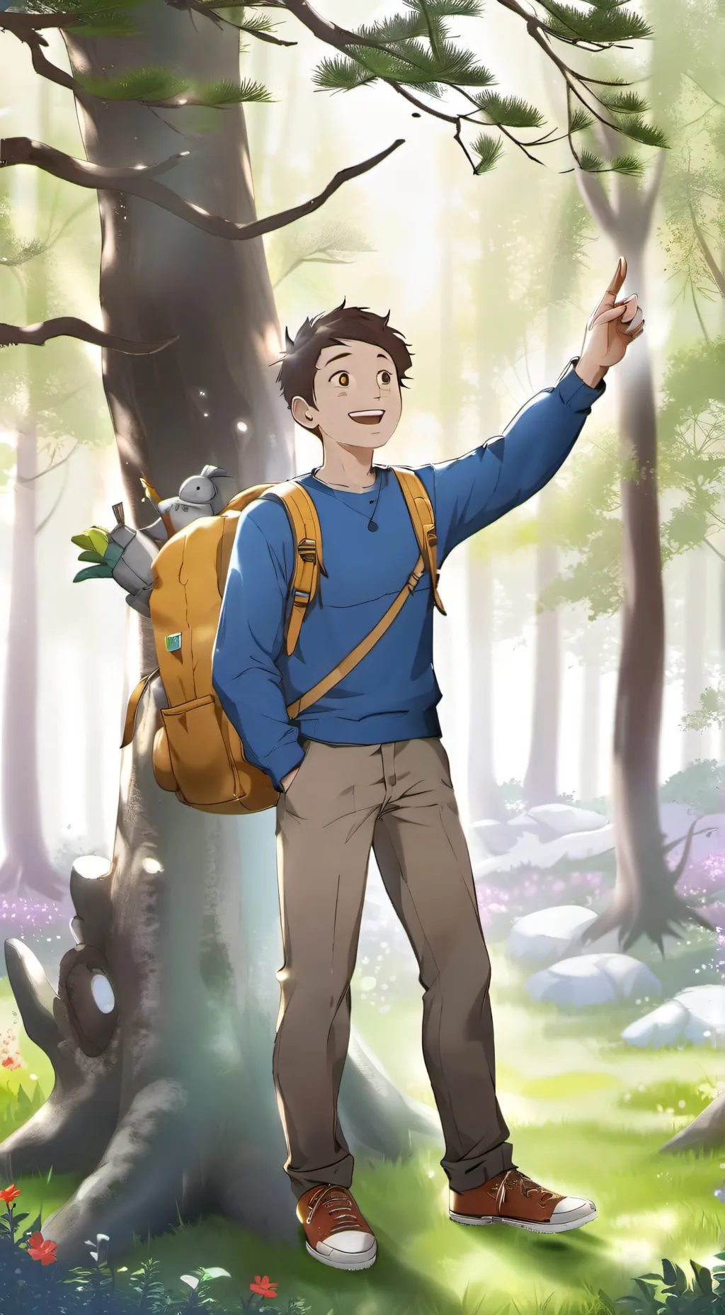 ai character: Miles background